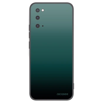 Picasee silikonowe czarne etui na Samsung Galaxy S20 G980F - Verdant Fade