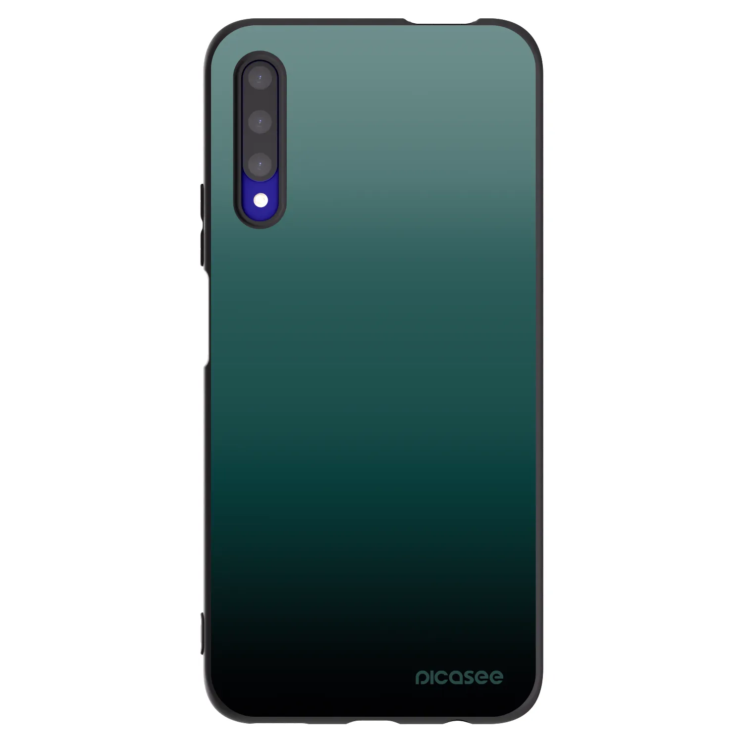 Picasee silikonowe czarne etui na Honor 9X Pro - Verdant Fade