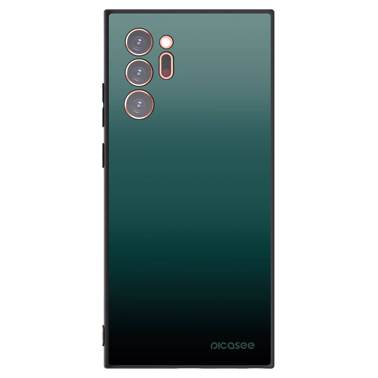 Picasee silikonowe czarne etui na Samsung Galaxy Note 20 Ultra - Verdant Fade