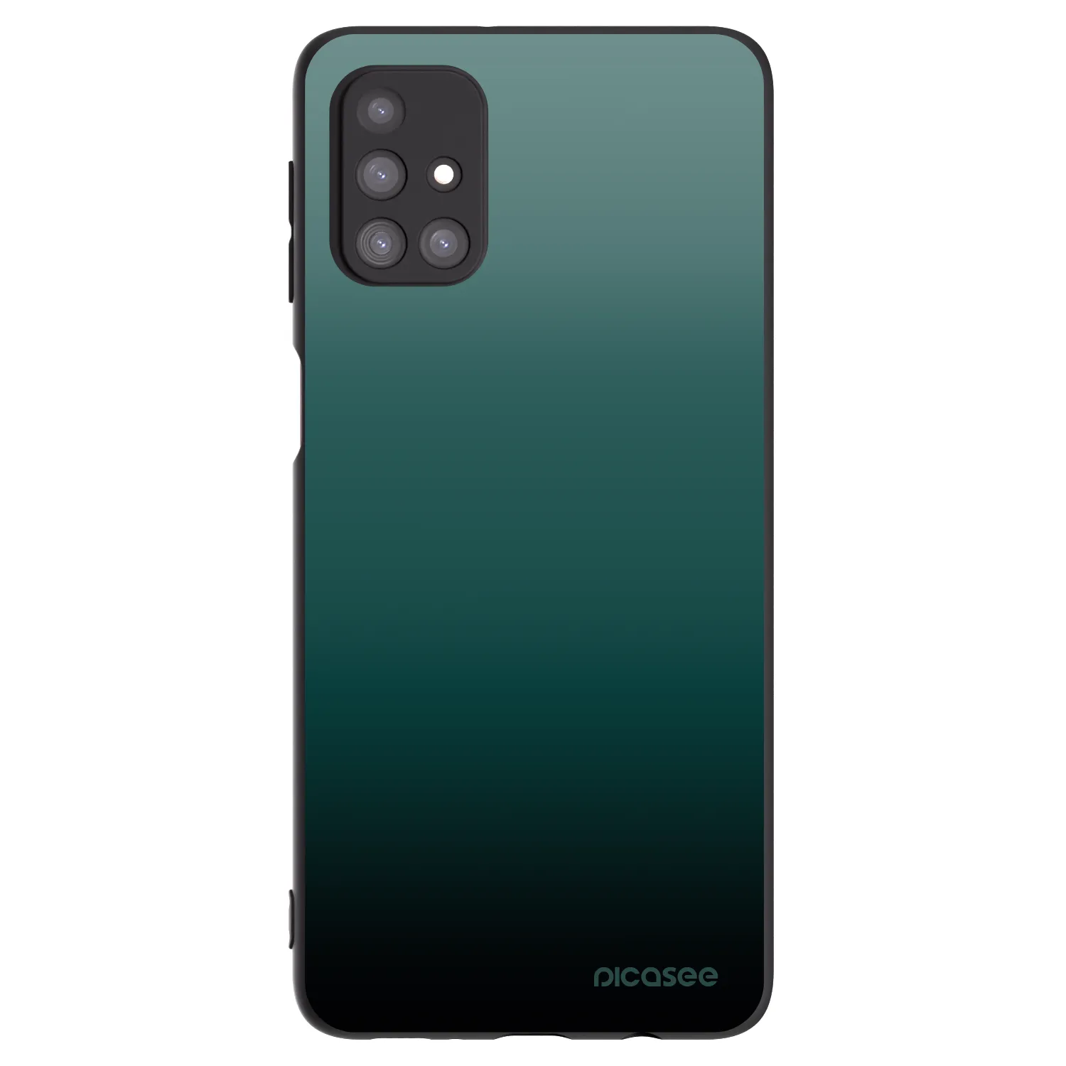 Picasee silikonowe czarne etui na Samsung Galaxy M31s - Verdant Fade