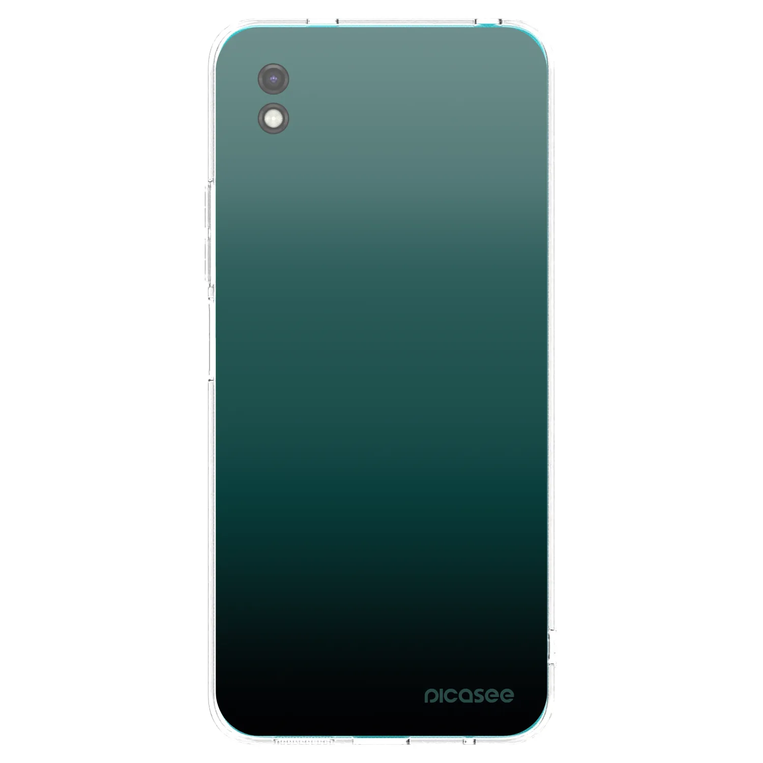 Picasee silikonowe czarne etui na Xiaomi Redmi 9A - Verdant Fade