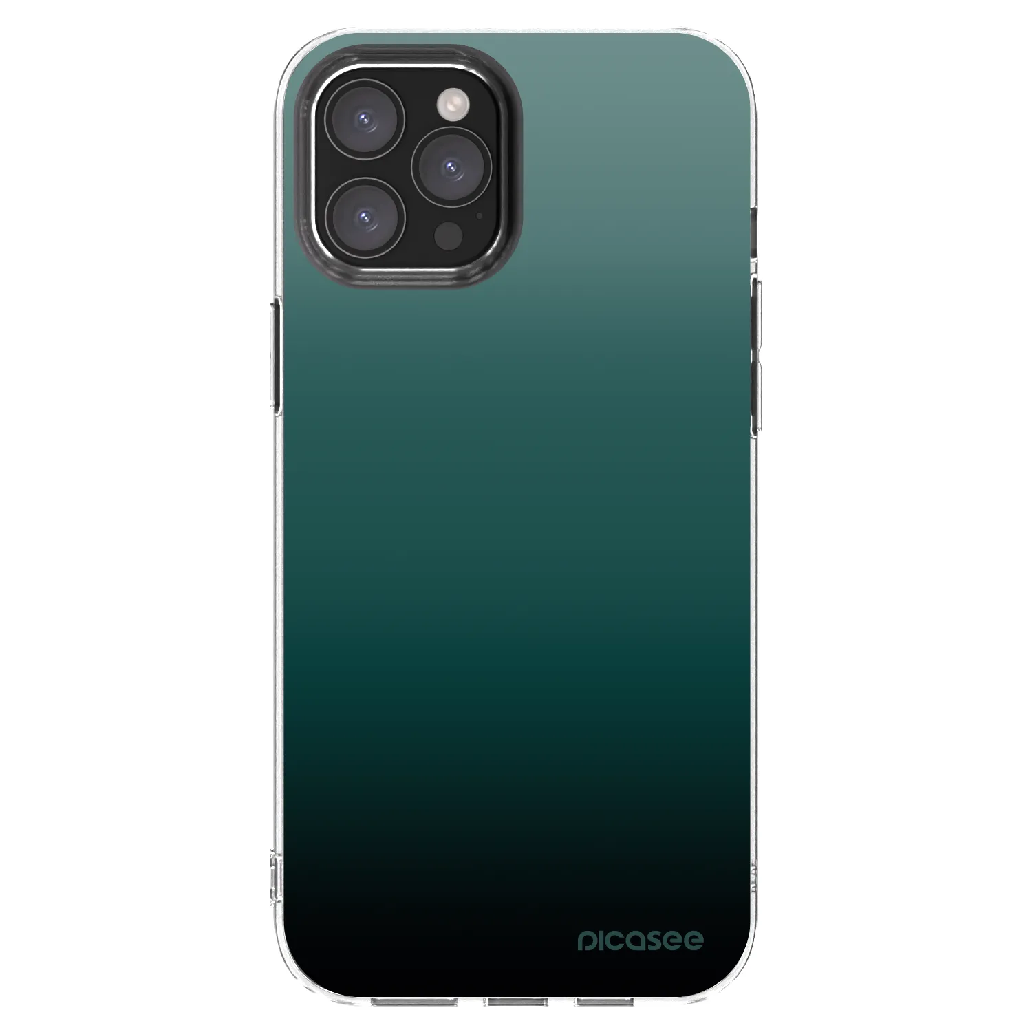 Picasee silikonowe przeźroczyste etui na Apple iPhone 12 Pro Max - Verdant Fade