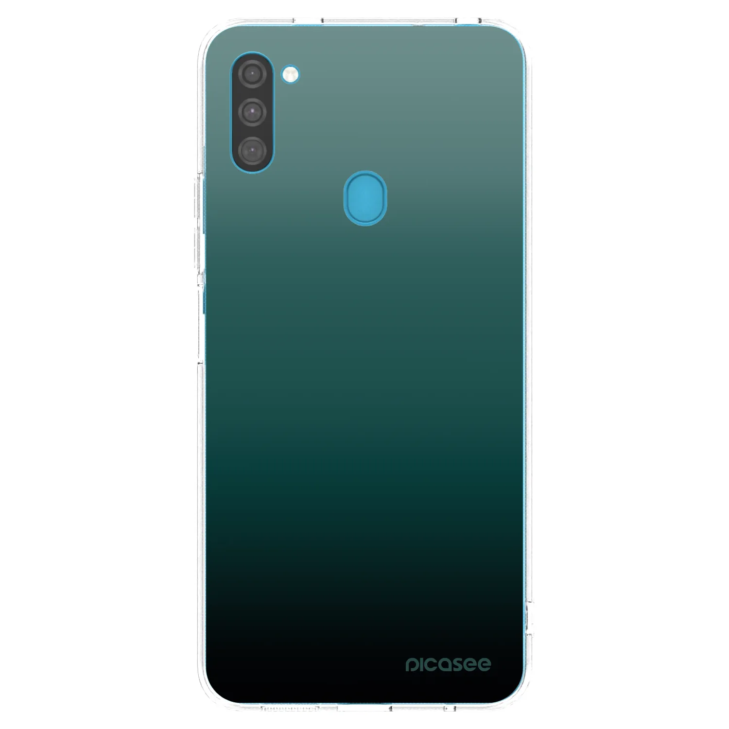 Picasee silikonowe przeźroczyste etui na Samsung Galaxy M11 - Verdant Fade