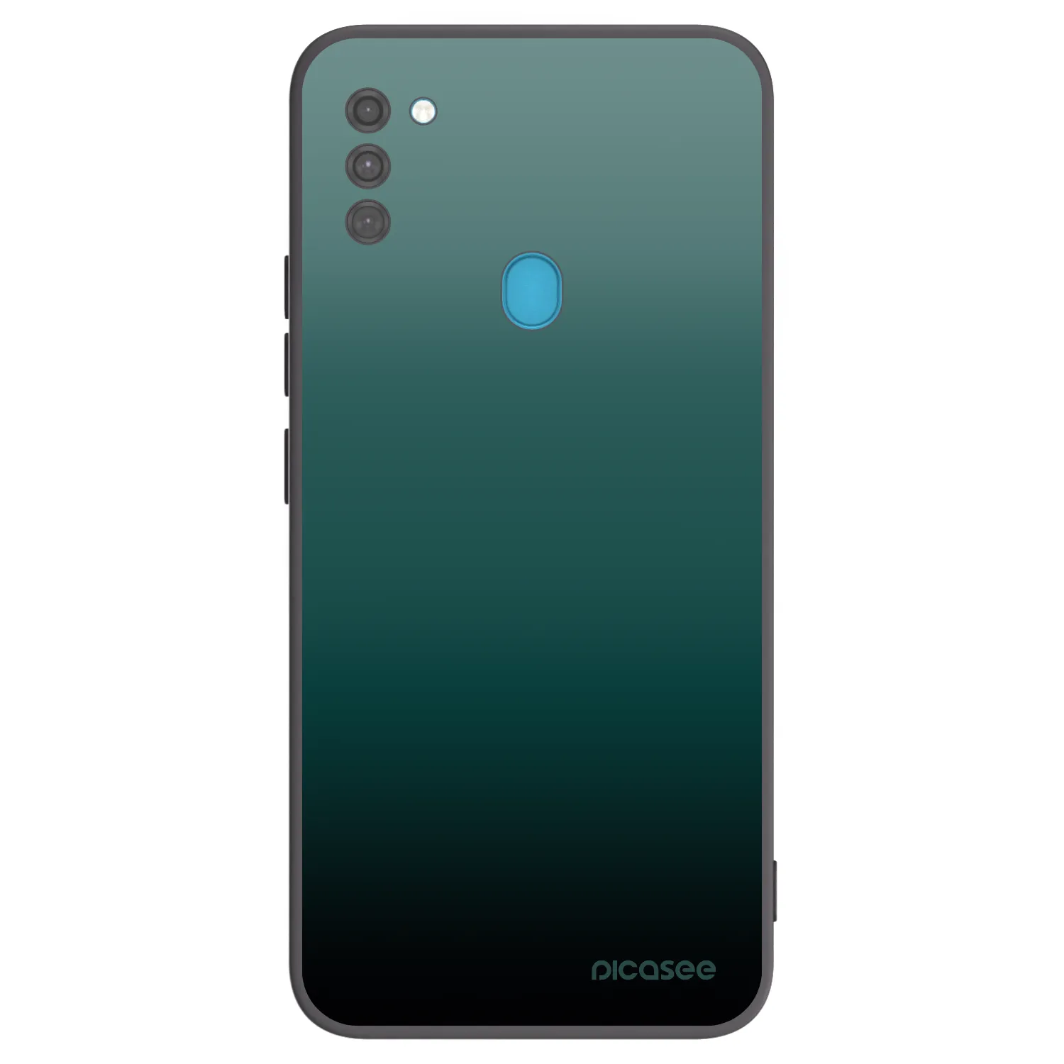 Picasee silikonowe czarne etui na Samsung Galaxy M11 - Verdant Fade