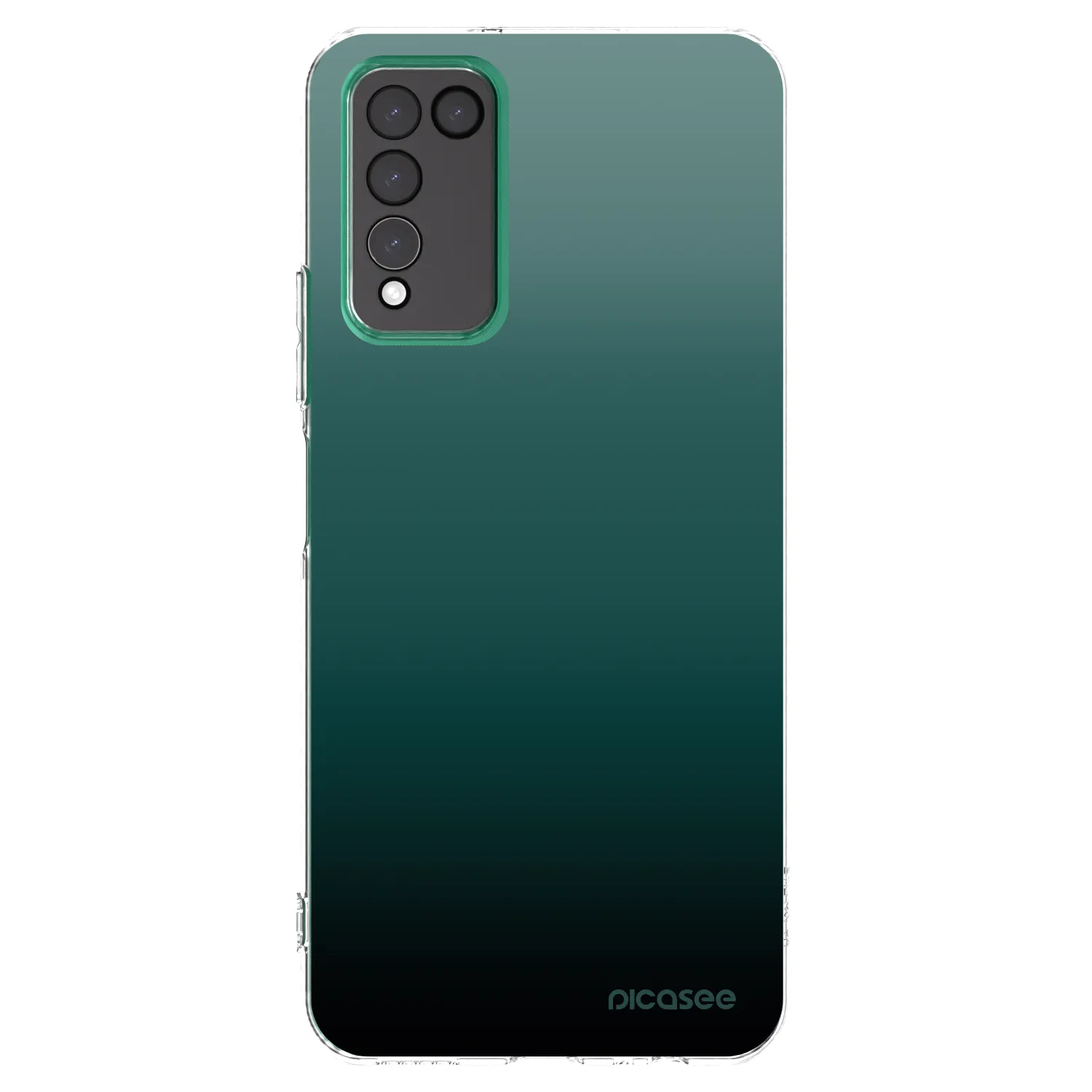 Picasee silikonowe przeźroczyste etui na Honor 10X Lite - Verdant Fade
