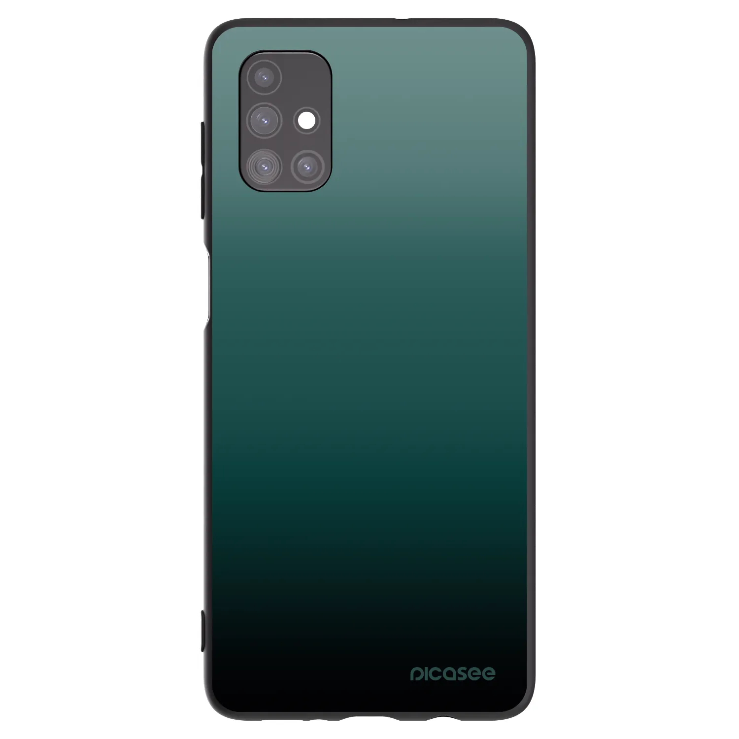 Picasee silikonowe czarne etui na Samsung Galaxy M51 M515F - Verdant Fade