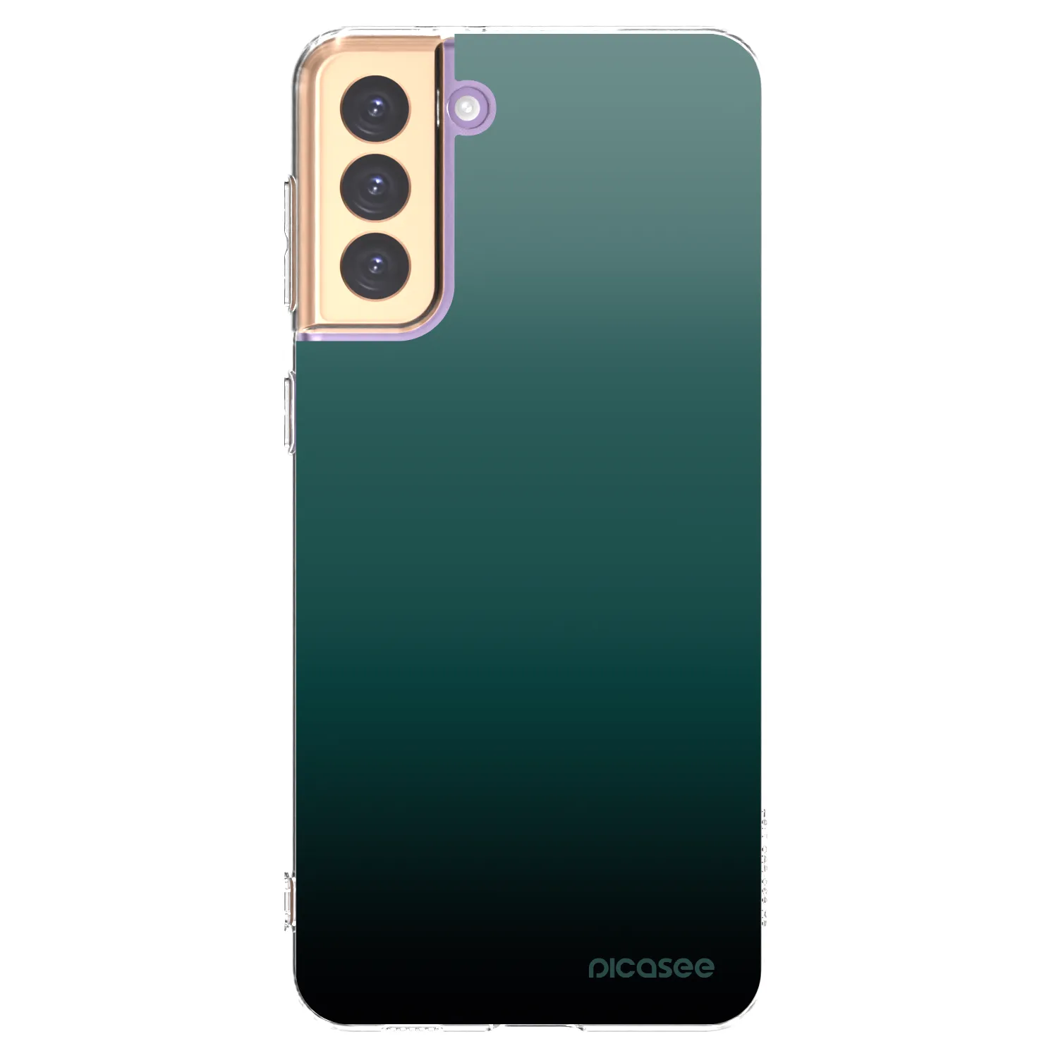 Picasee silikonowe przeźroczyste etui na Samsung Galaxy S21+ 5G G996F - Verdant Fade