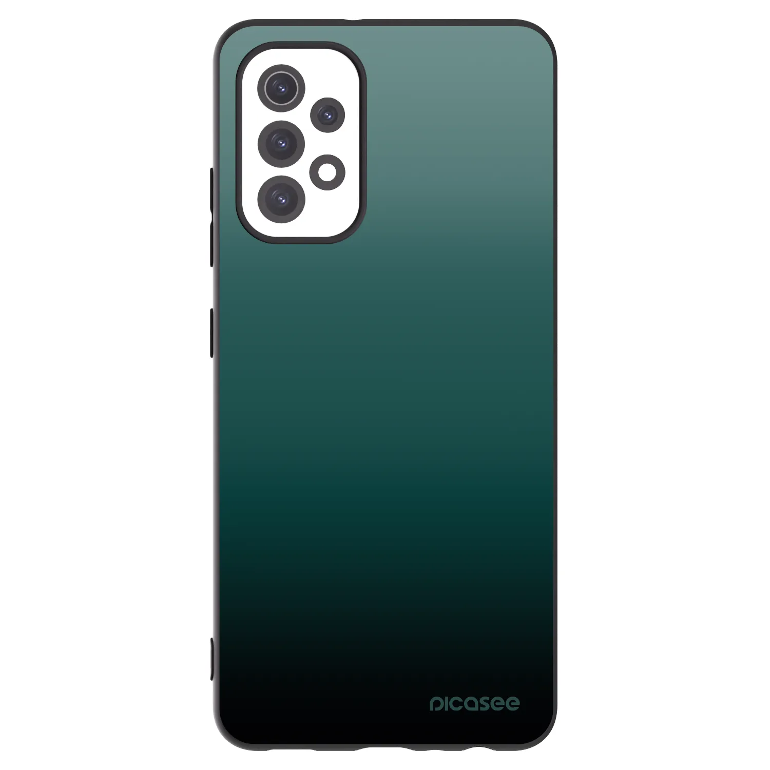 Picasee silikonowe czarne etui na Samsung Galaxy A32 5G A326B - Verdant Fade