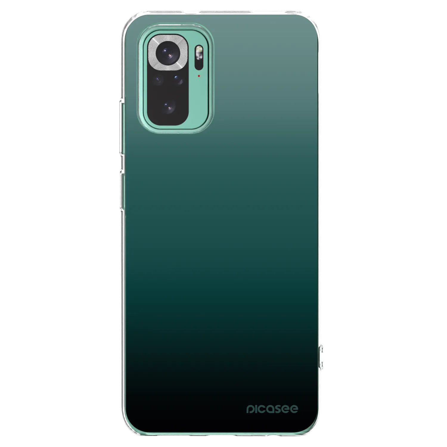 Picasee silikonowe przeźroczyste etui na Xiaomi Redmi Note 10 Pro - Verdant Fade