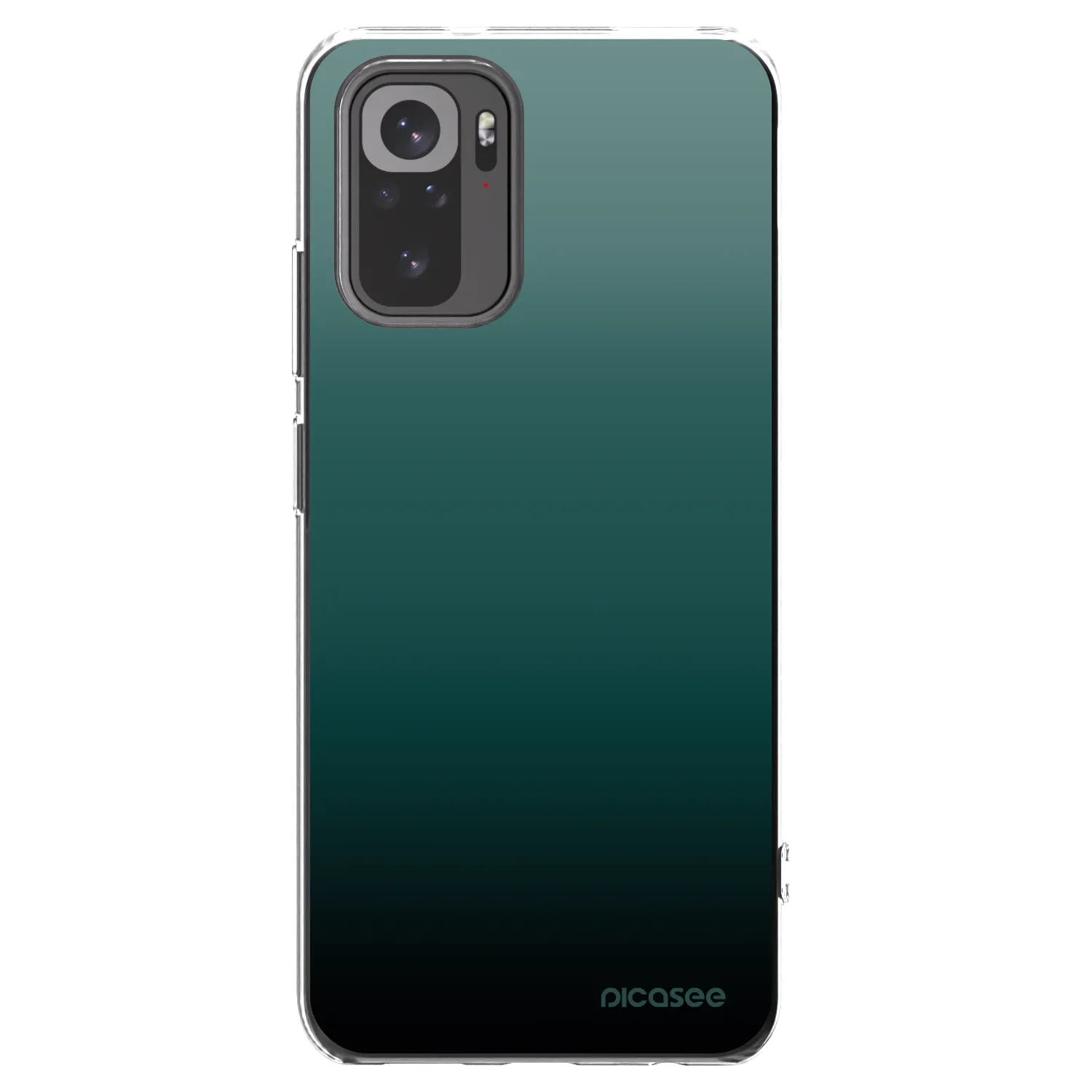 Picasee silikonowe przeźroczyste etui na Xiaomi Redmi Note 10S - Verdant Fade