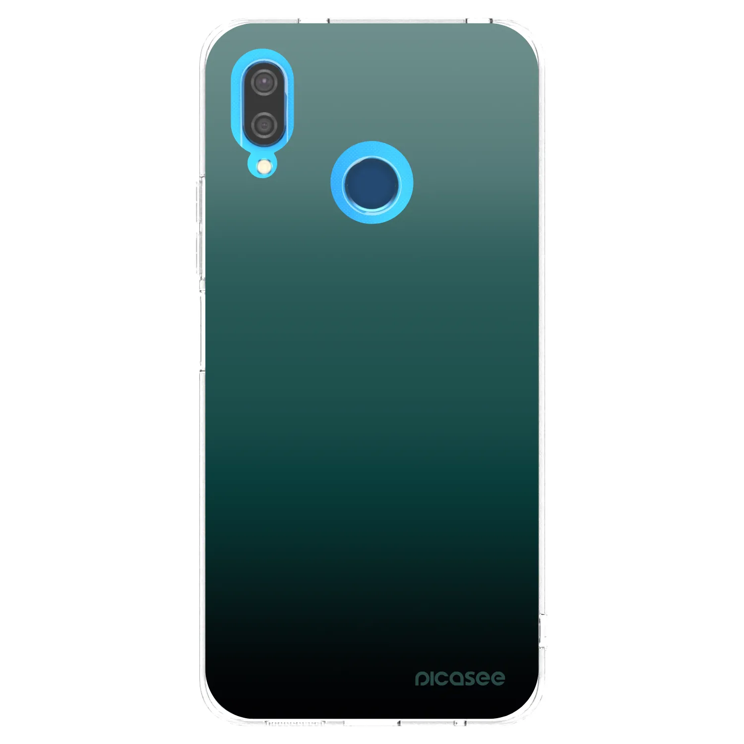 Picasee silikonowe przeźroczyste etui na Huawei P20 Lite - Verdant Fade
