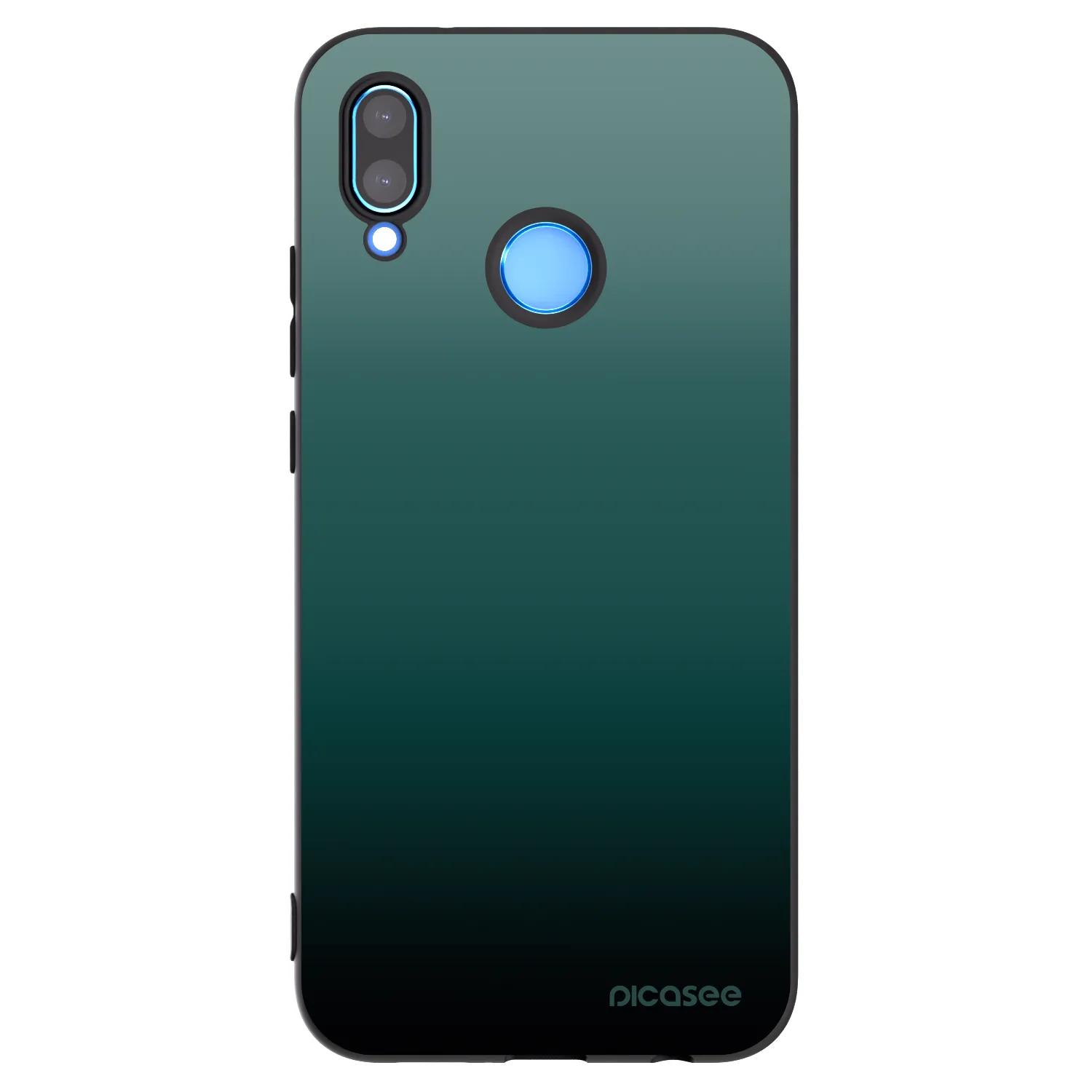 Picasee silikonowe czarne etui na Huawei P20 Lite - Verdant Fade