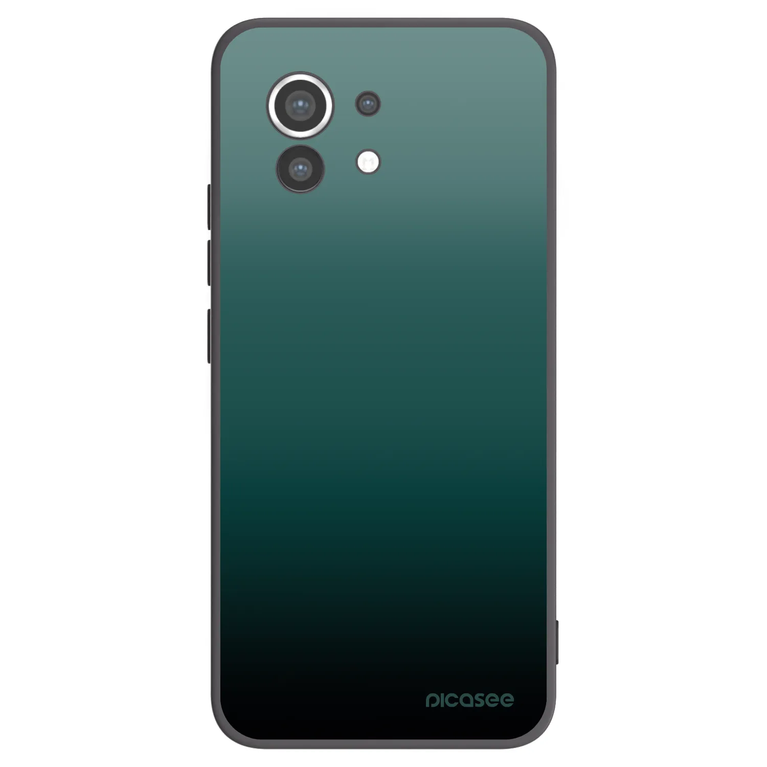 Picasee silikonowe czarne etui na Xiaomi Mi 11 - Verdant Fade