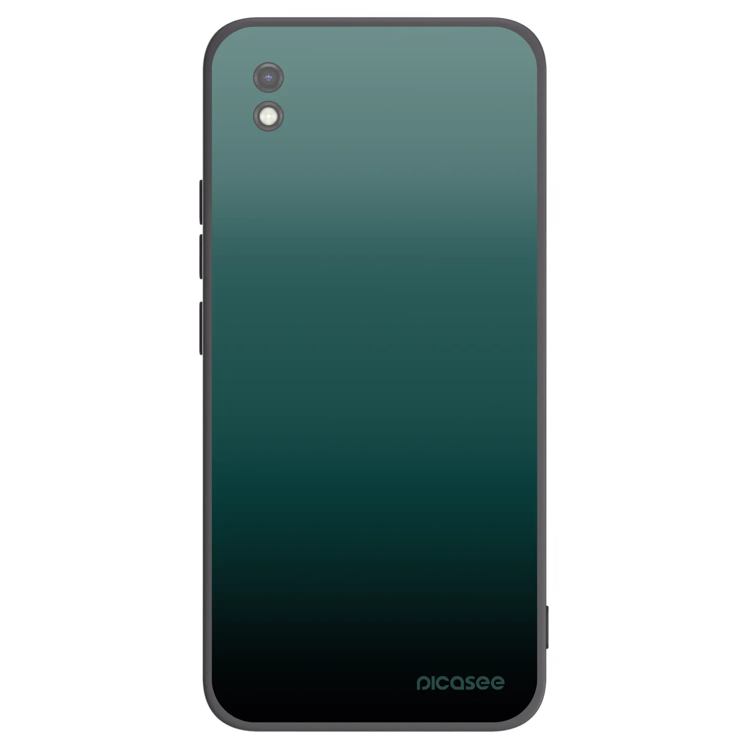 Picasee silikonowe czarne etui na Xiaomi Redmi 9AT - Verdant Fade