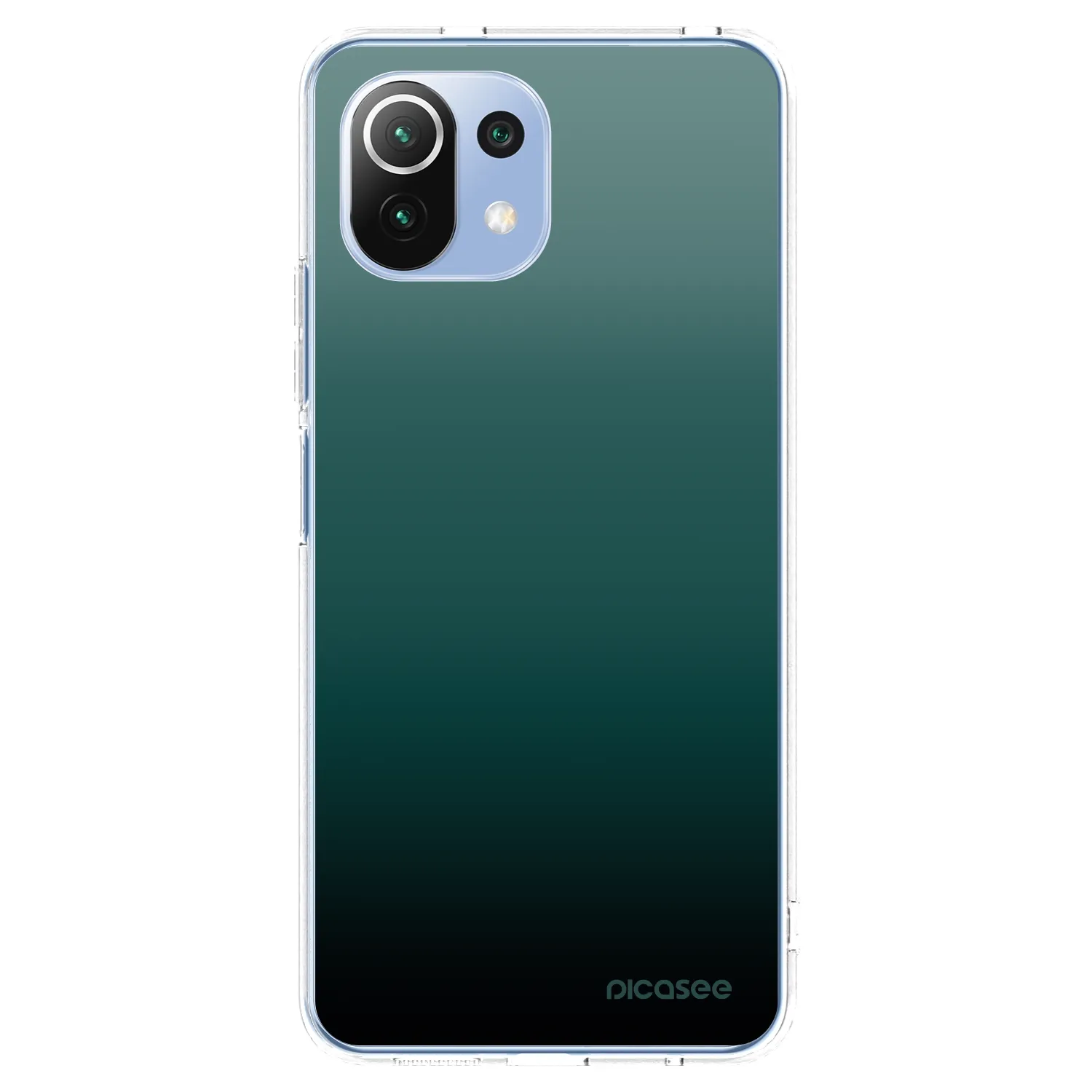 Picasee silikonowe przeźroczyste etui na Xiaomi Mi 11 Lite - Verdant Fade