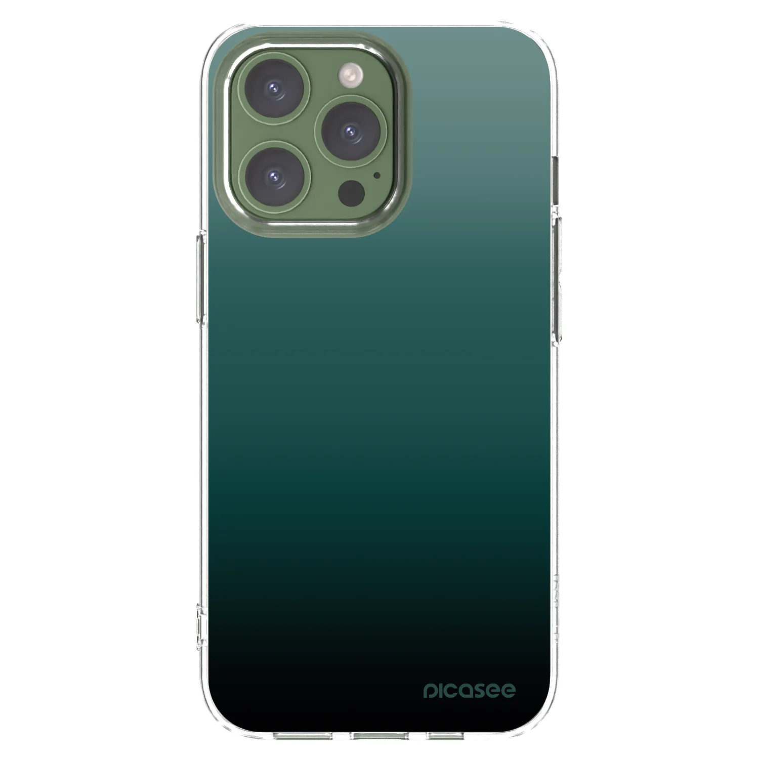 Picasee silikonowe przeźroczyste etui na Apple iPhone 13 Pro - Verdant Fade