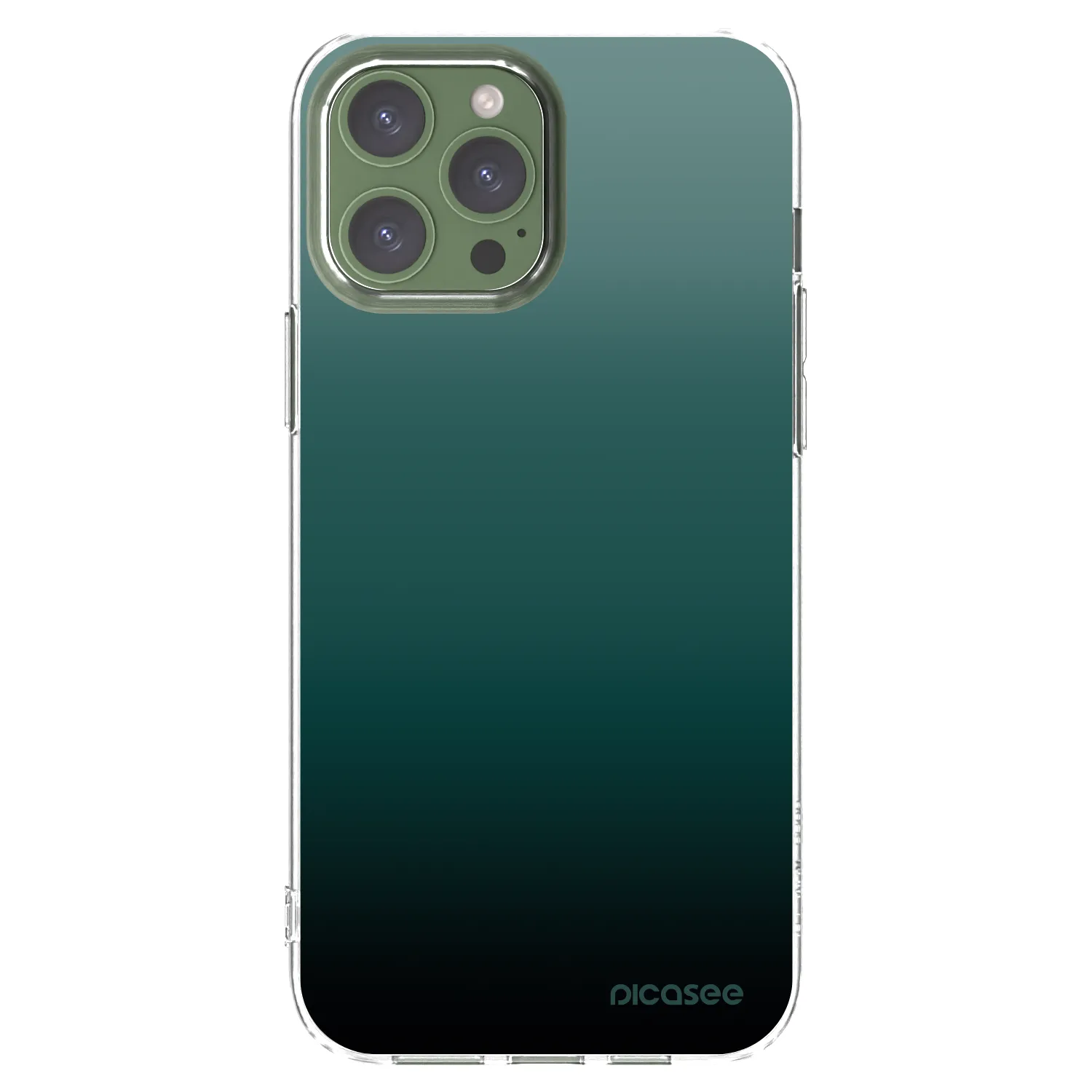 Picasee silikonowe przeźroczyste etui na Apple iPhone 13 Pro Max - Verdant Fade