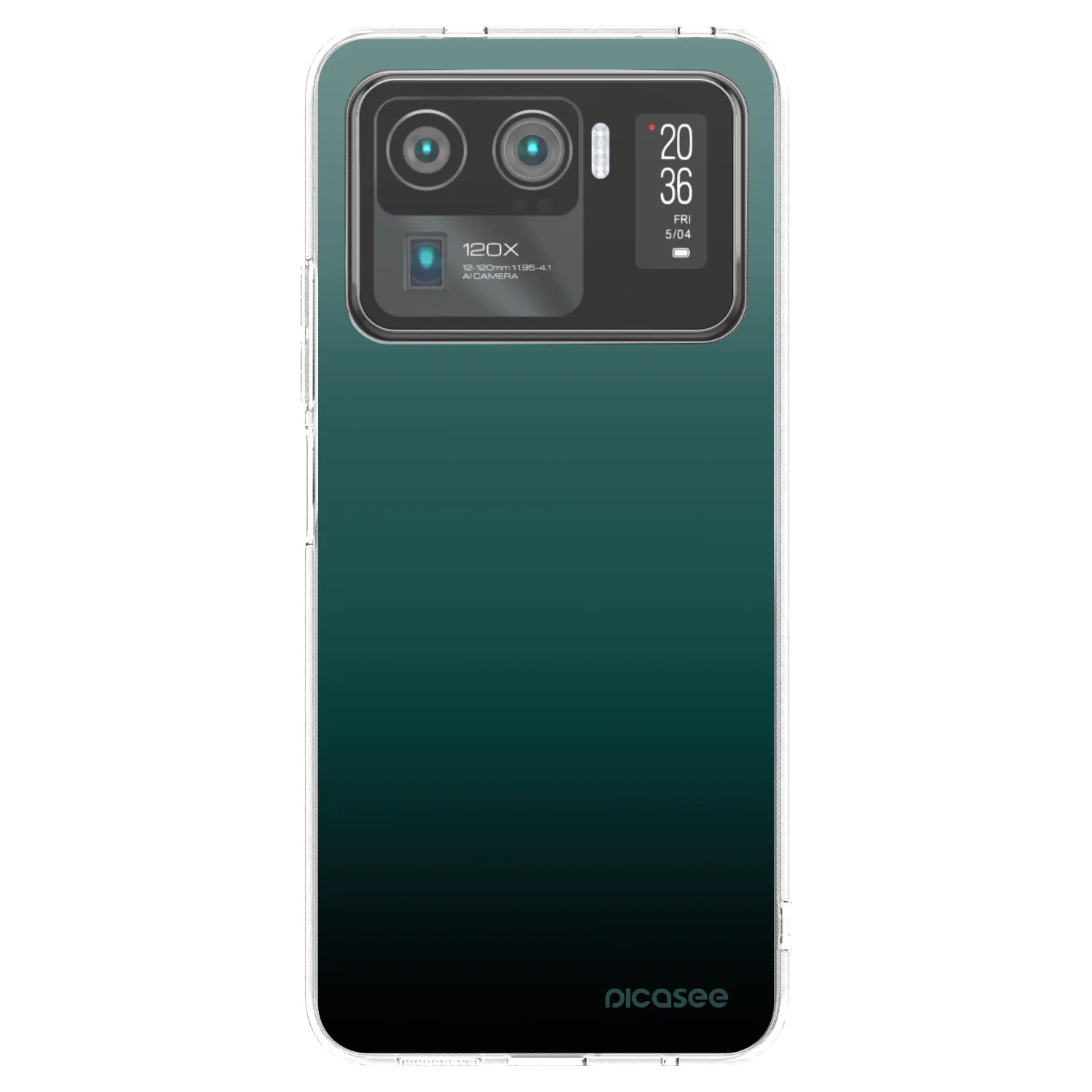 Picasee silikonowe przeźroczyste etui na Xiaomi Mi 11 Ultra - Verdant Fade