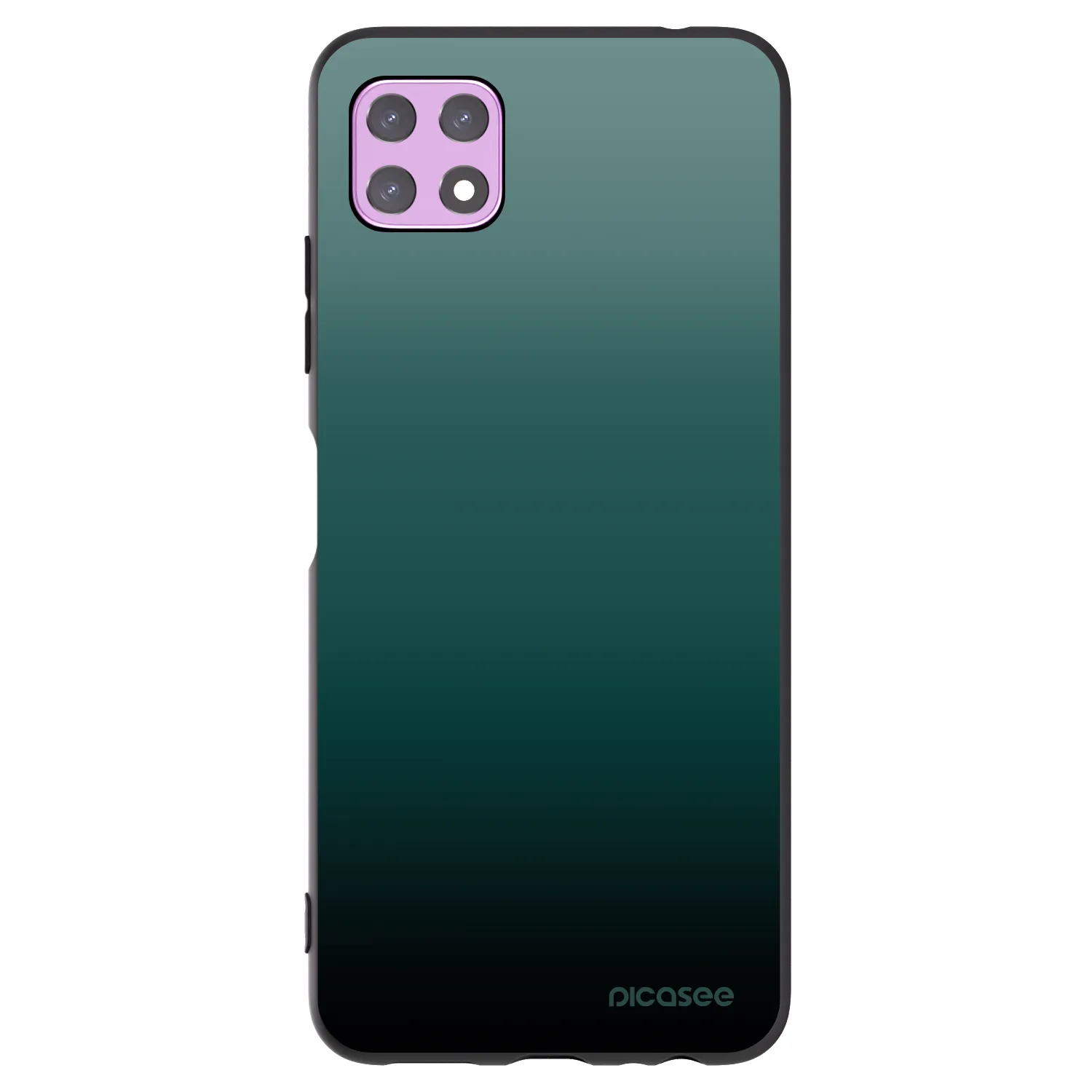 Picasee silikonowe czarne etui na Samsung Galaxy A22 A226B 5G - Verdant Fade