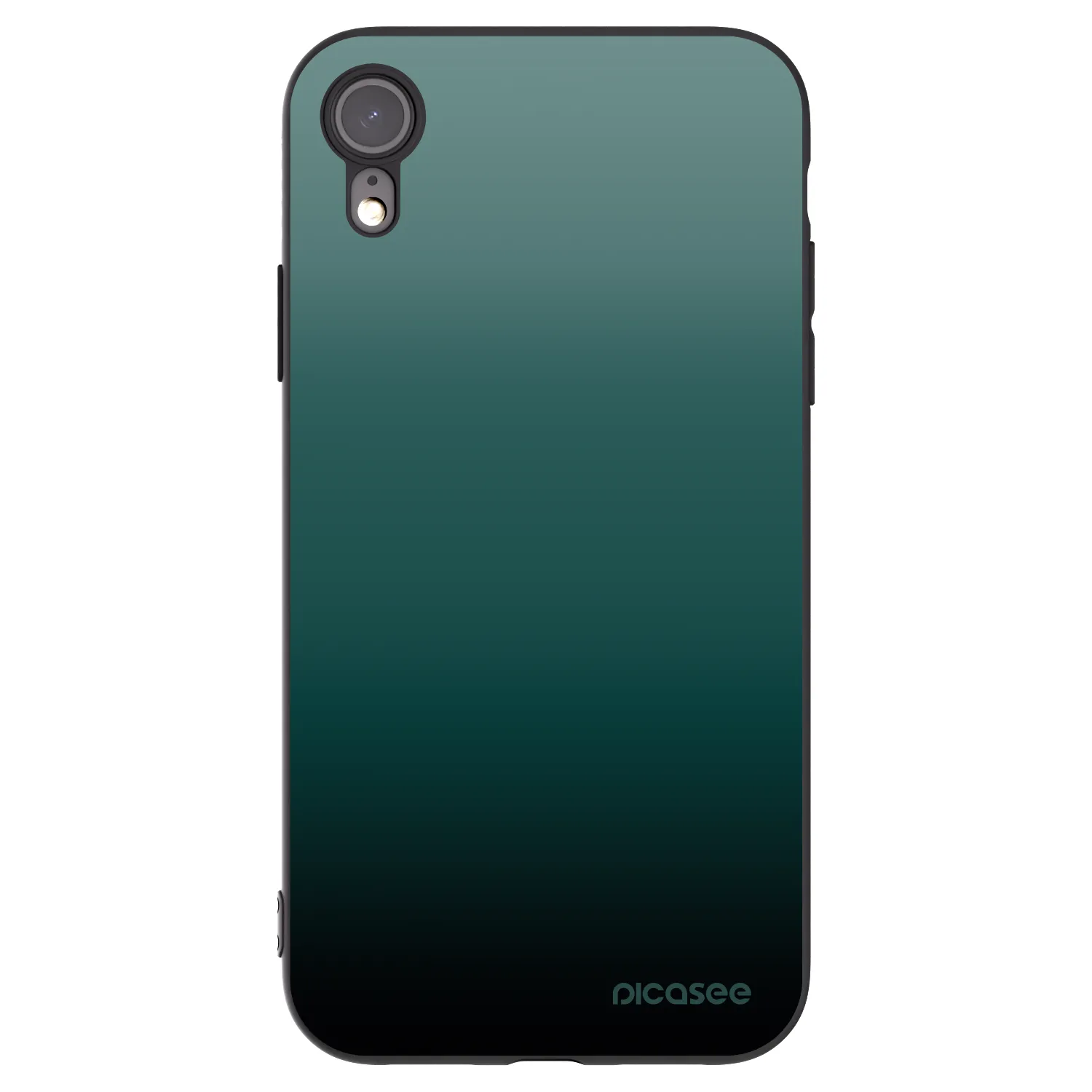 Picasee silikonowe czarne etui na Apple iPhone 6 Plus/6S Plus - Verdant Fade