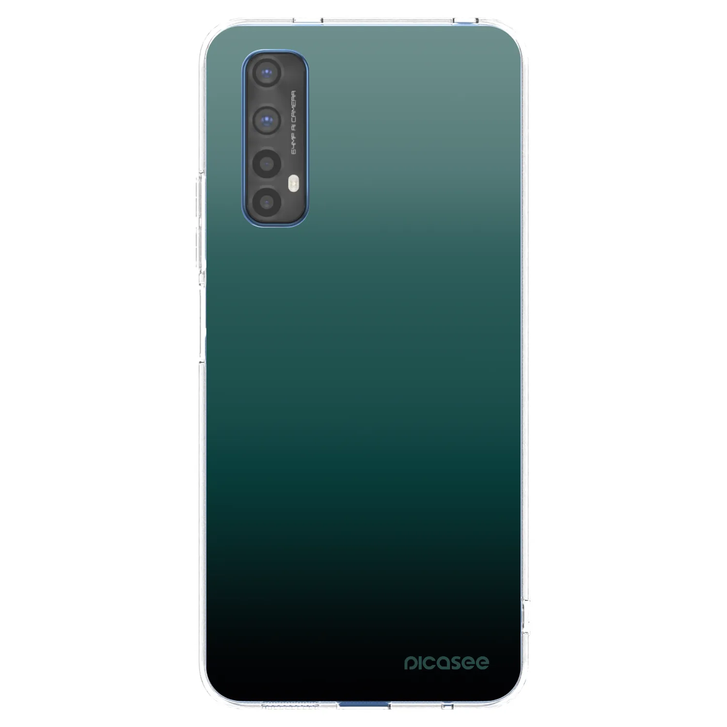 Picasee silikonowe przeźroczyste etui na Realme 7 - Verdant Fade