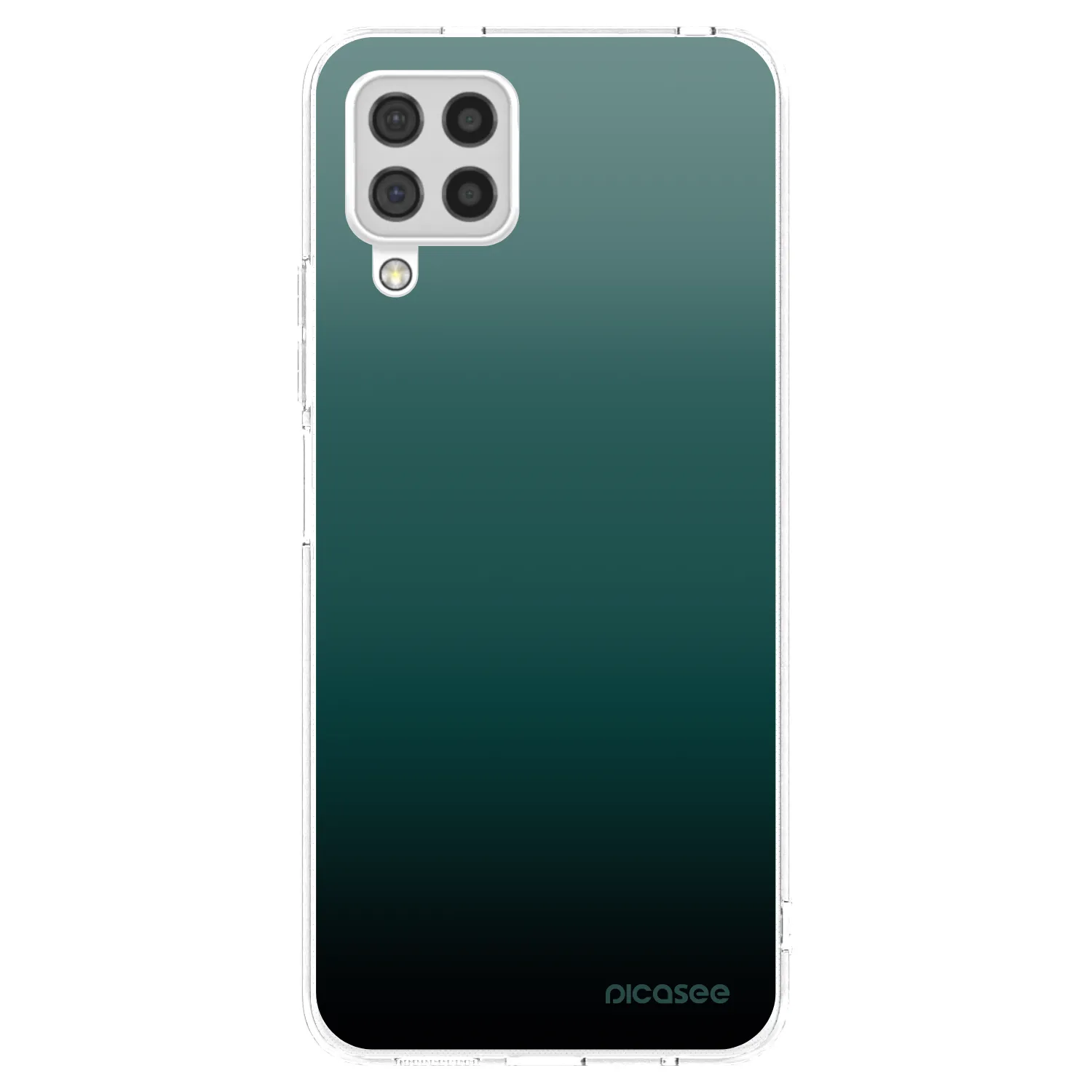 Picasee silikonowe przeźroczyste etui na Samsung Galaxy A22 A225F 4G - Verdant Fade