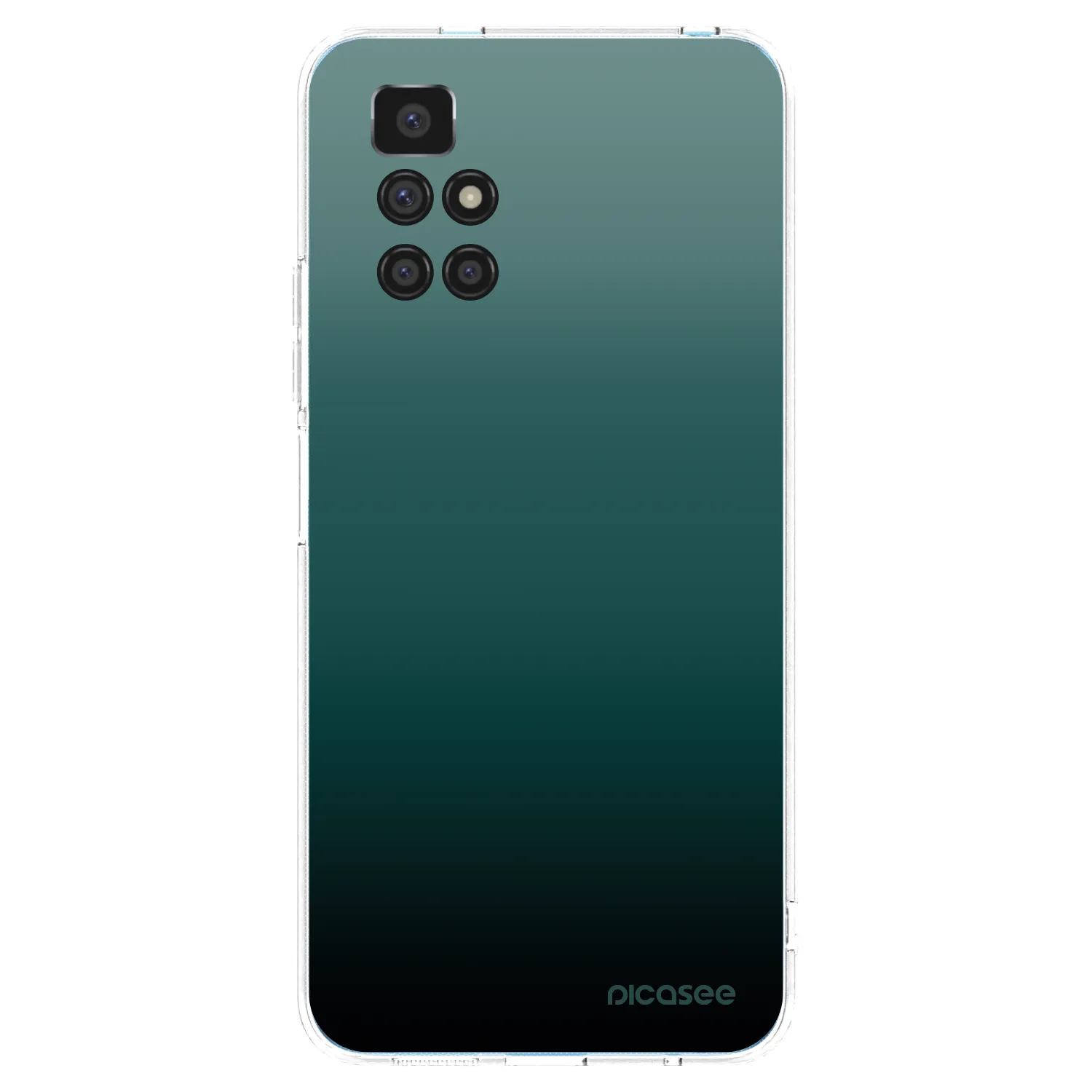 Picasee silikonowe przeźroczyste etui na Xiaomi Redmi 10 - Verdant Fade