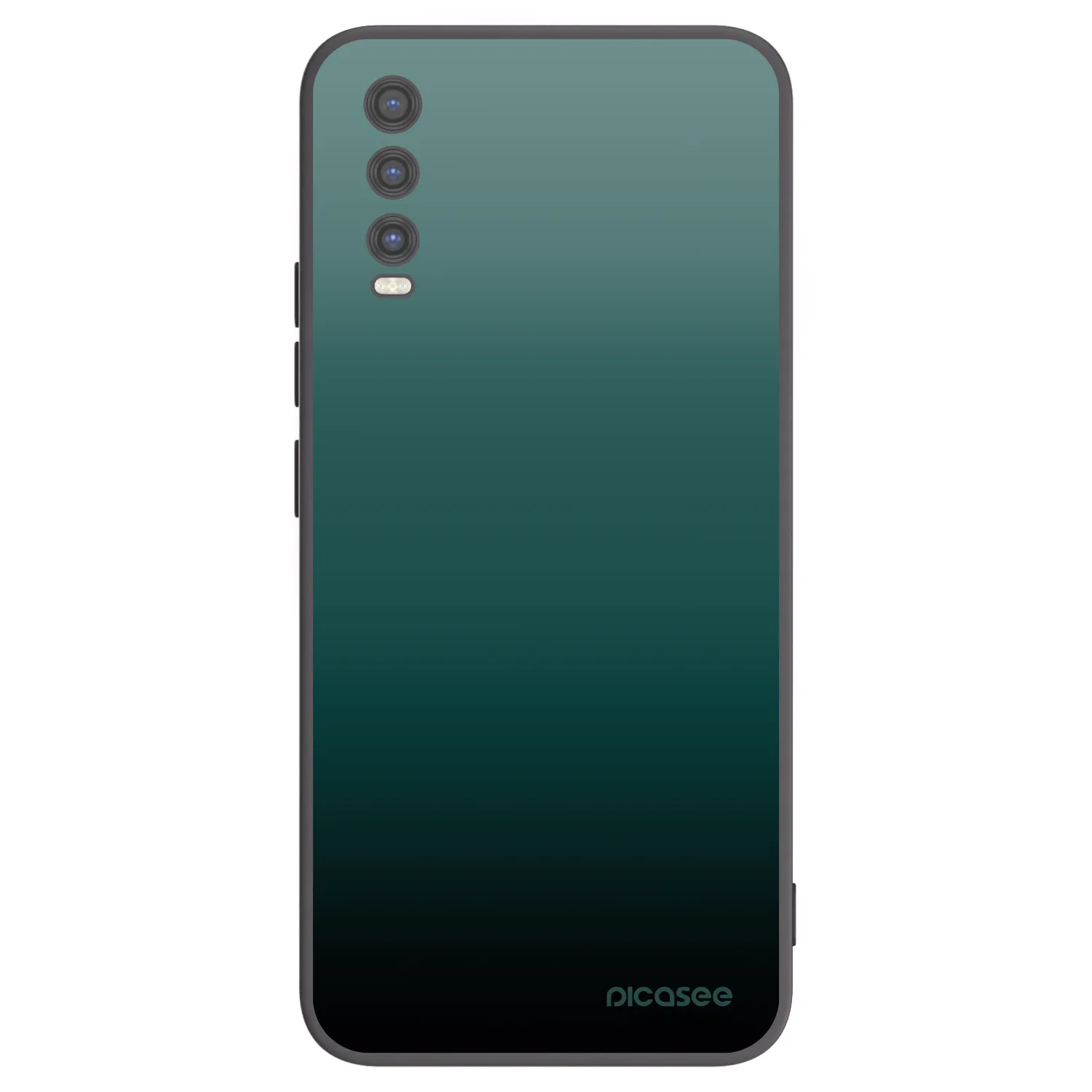 Picasee silikonowe czarne etui na Vivo Y20s - Verdant Fade