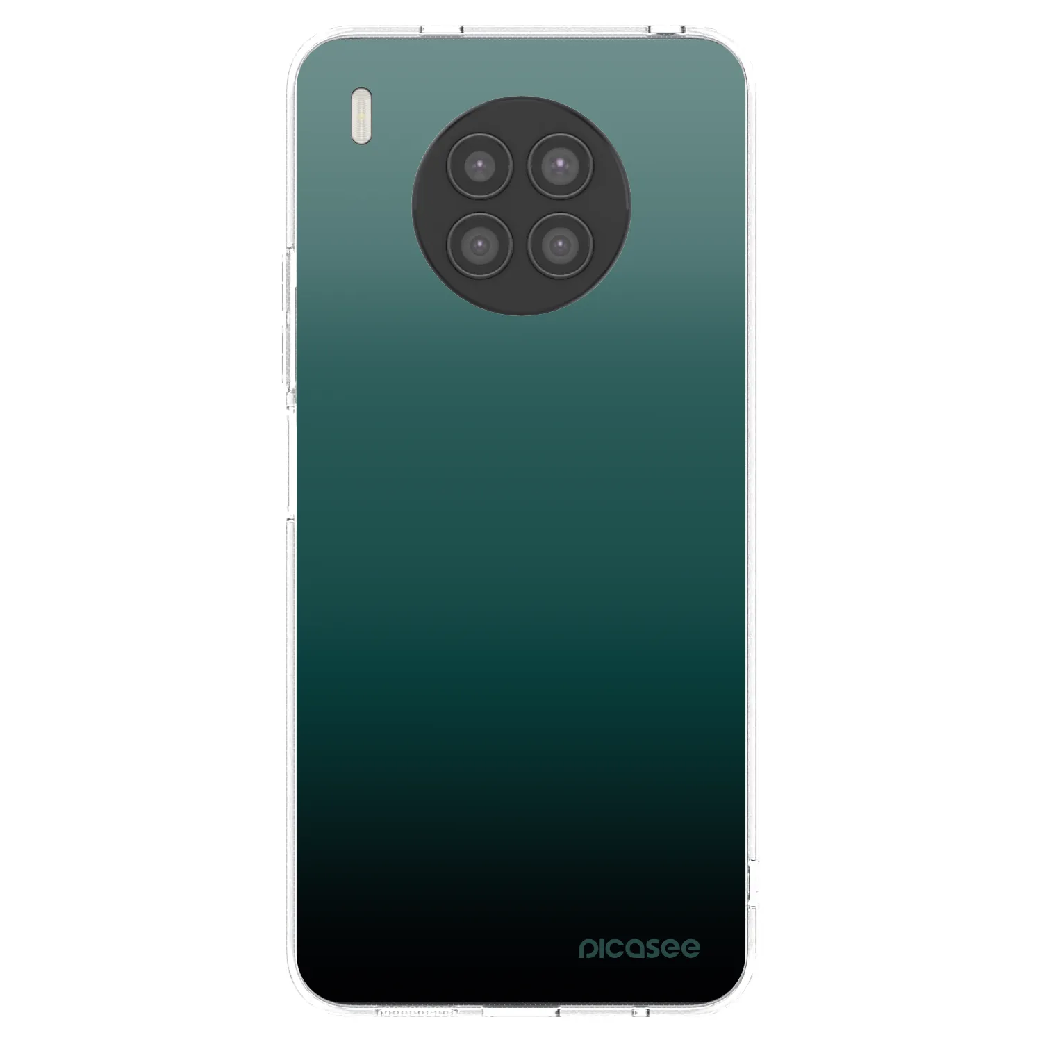 Picasee silikonowe przeźroczyste etui na Huawei Nova 8i - Verdant Fade