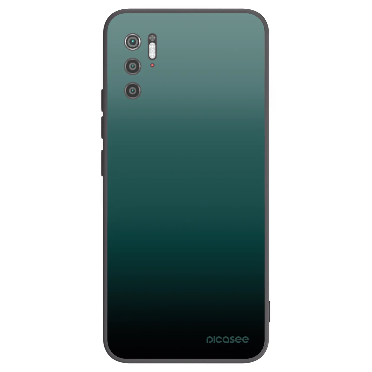 Picasee silikonowe czarne etui na Xiaomi Poco M3 Pro 5G - Verdant Fade