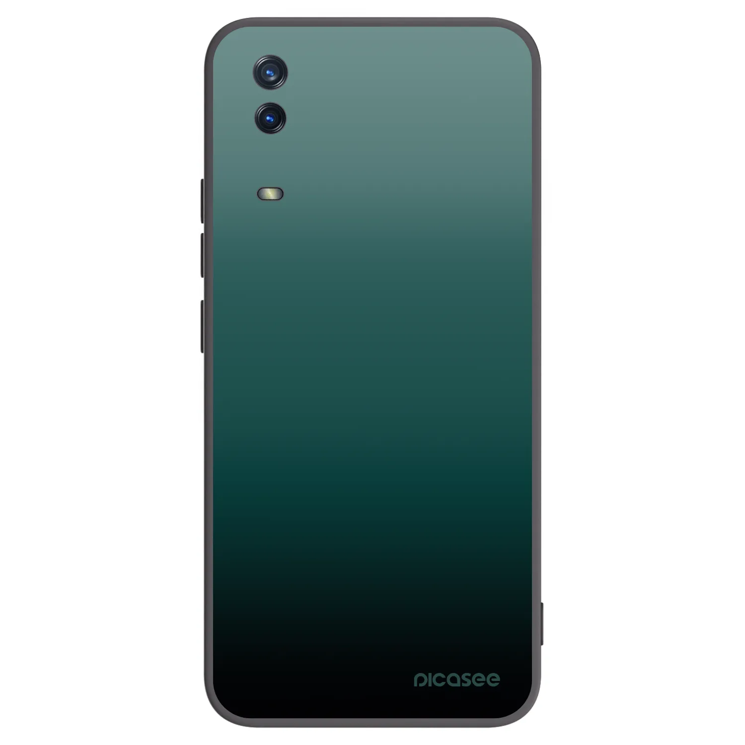 Picasee silikonowe czarne etui na Vivo Y11s - Verdant Fade