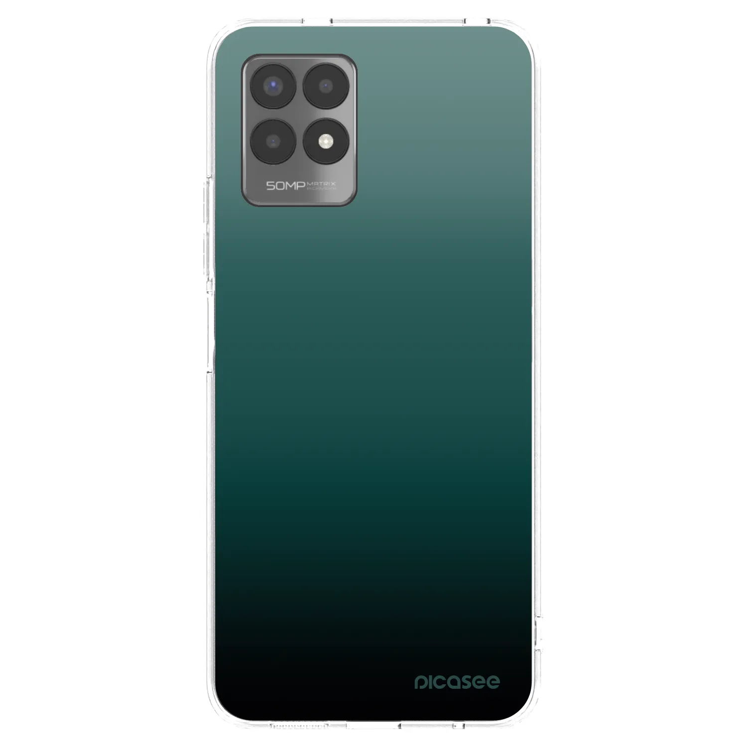 Picasee silikonowe przeźroczyste etui na Realme 8i - Verdant Fade