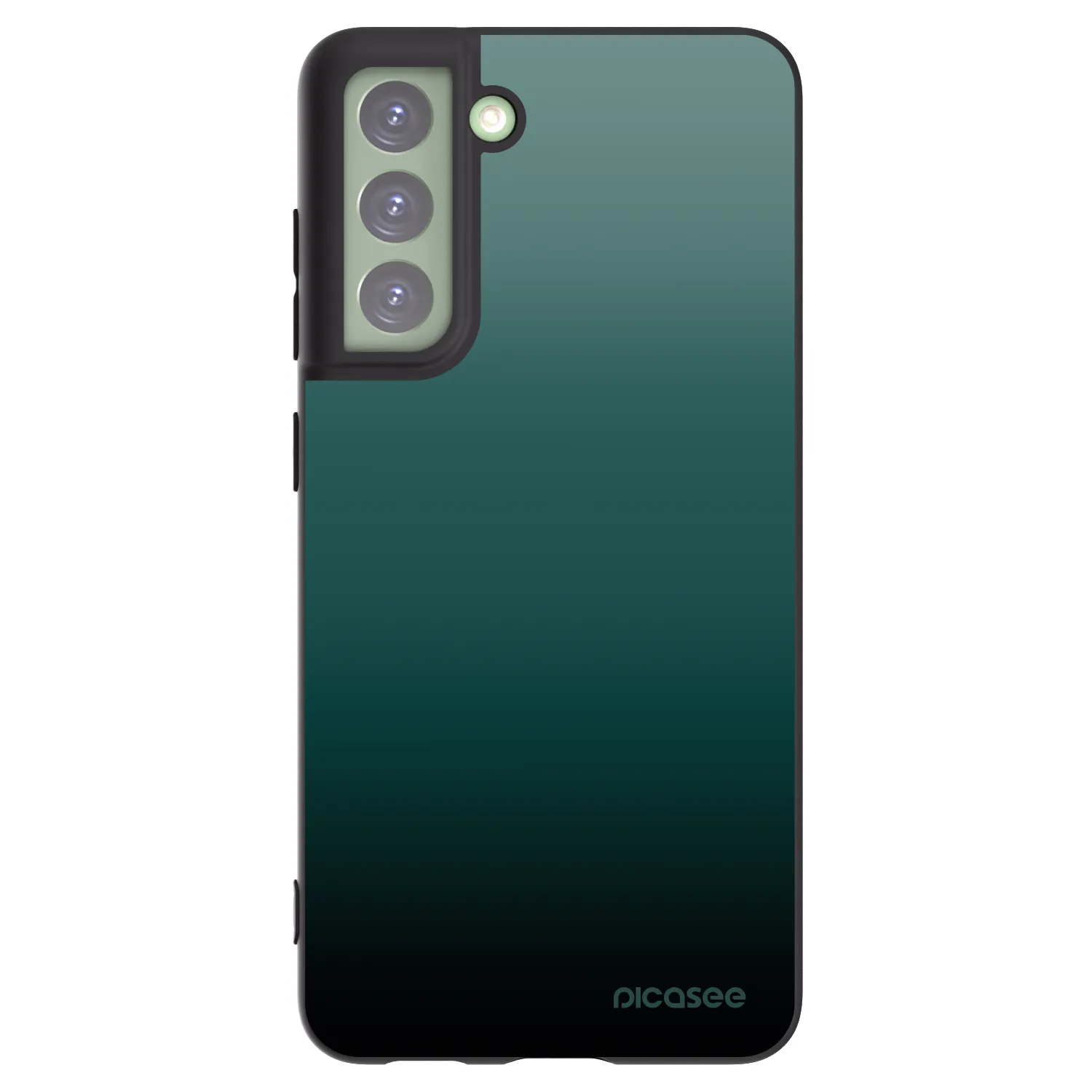 Picasee silikonowe czarne etui na Samsung Galaxy S21 FE 5G - Verdant Fade