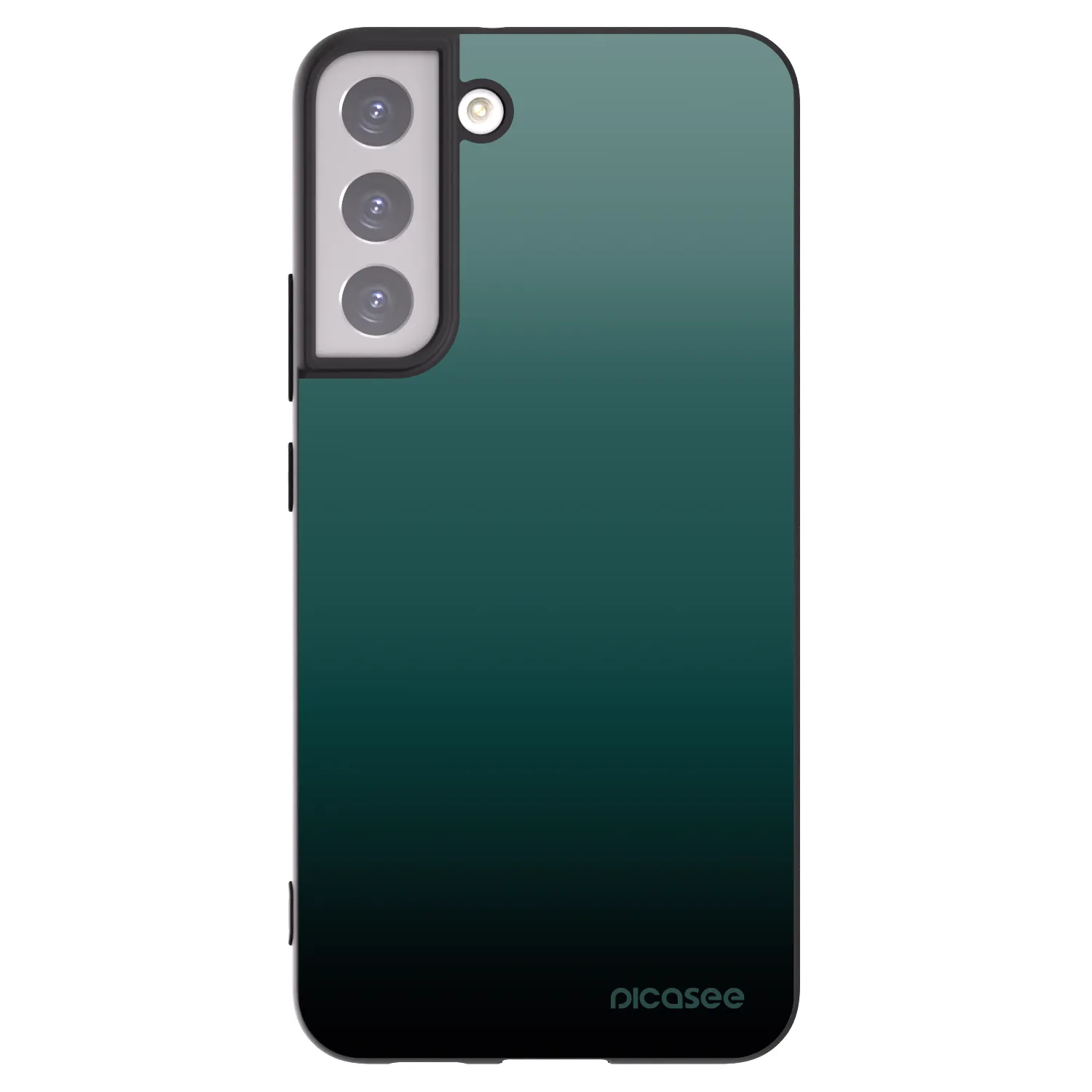 Picasee silikonowe czarne etui na Samsung Galaxy S22+ 5G - Verdant Fade