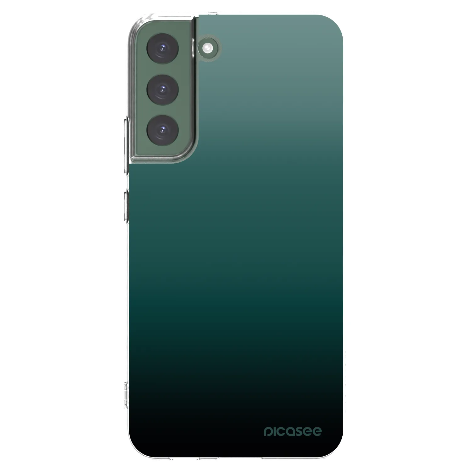 Picasee silikonowe przeźroczyste etui na Samsung Galaxy S22+ 5G - Verdant Fade