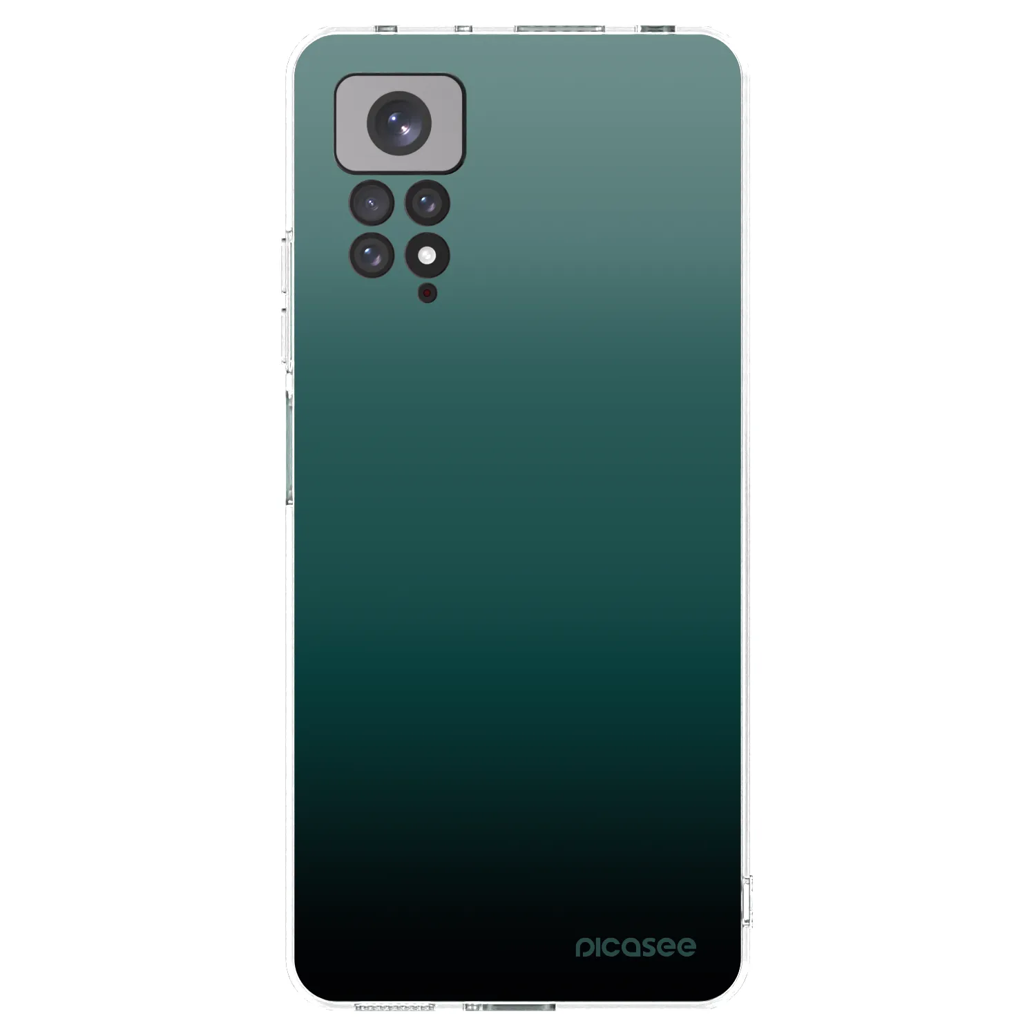 Picasee silikonowe przeźroczyste etui na Xiaomi Redmi Note 11 - Verdant Fade