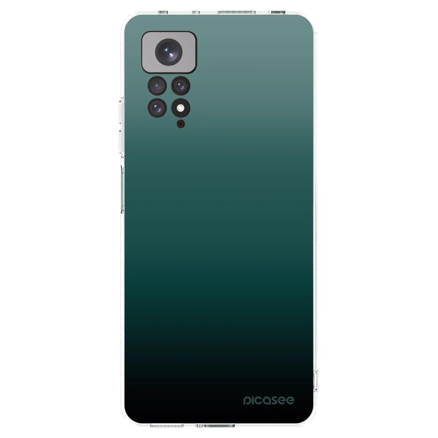 Picasee silikonowe przeźroczyste etui na Xiaomi Redmi Note 11S 4G - Verdant Fade
