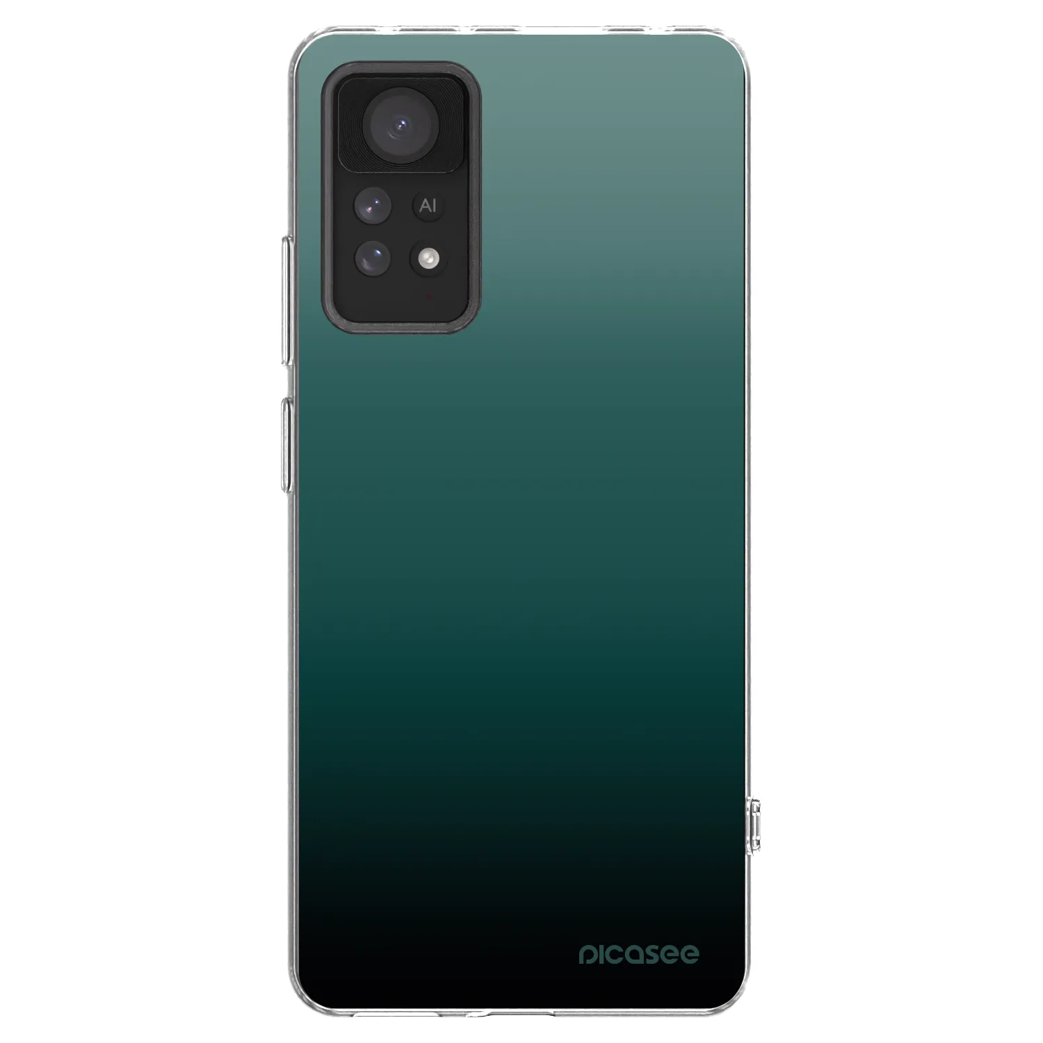 Picasee silikonowe przeźroczyste etui na Xiaomi Redmi Note 11 Pro 5G - Verdant Fade