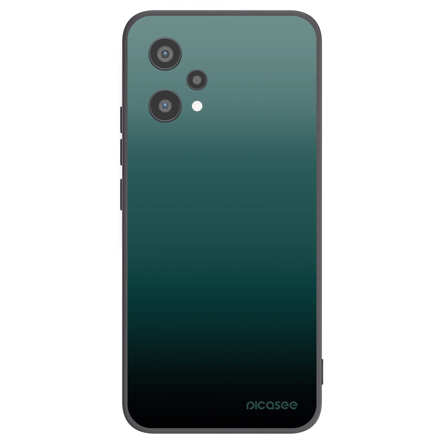 Picasee silikonowe czarne etui na Realme 9 Pro 5G - Verdant Fade