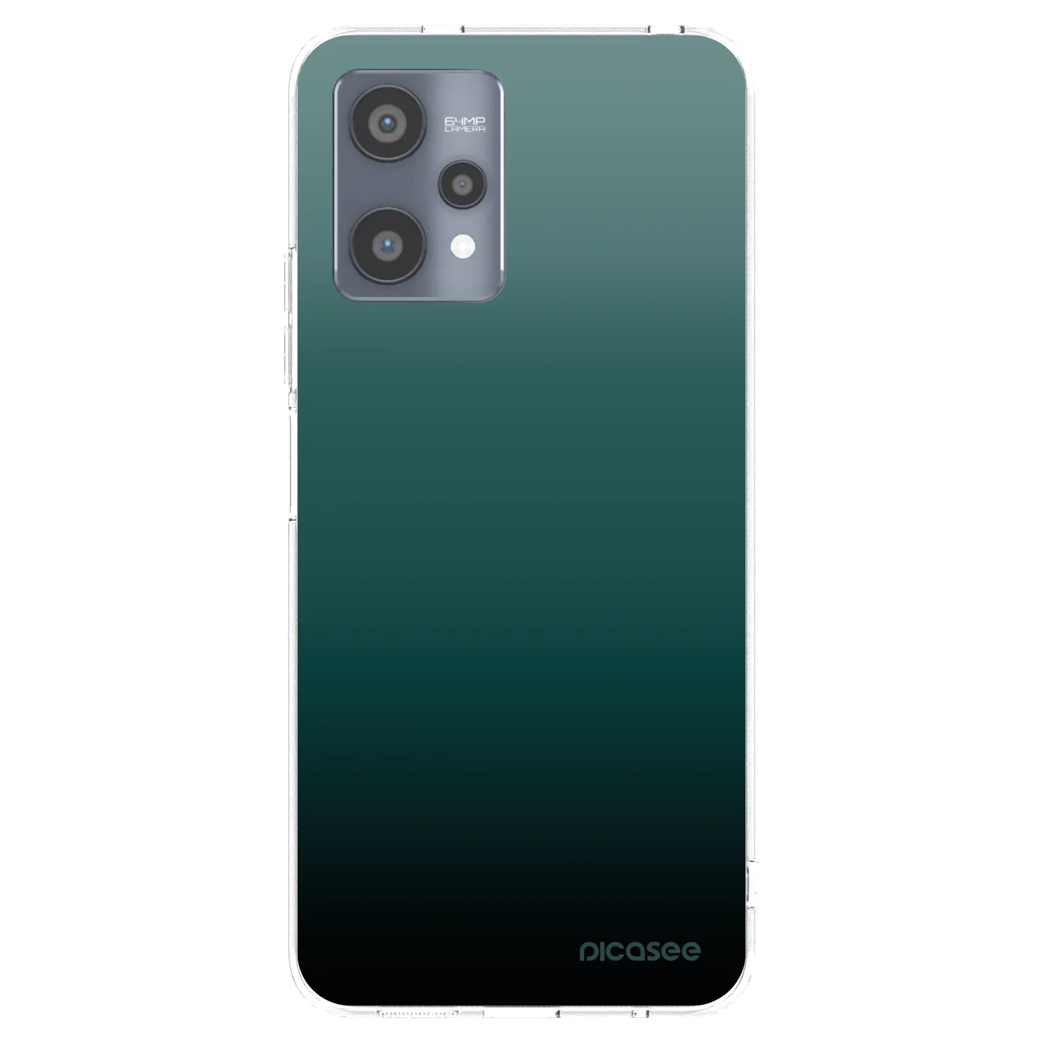 Picasee silikonowe przeźroczyste etui na Realme 9 Pro 5G - Verdant Fade