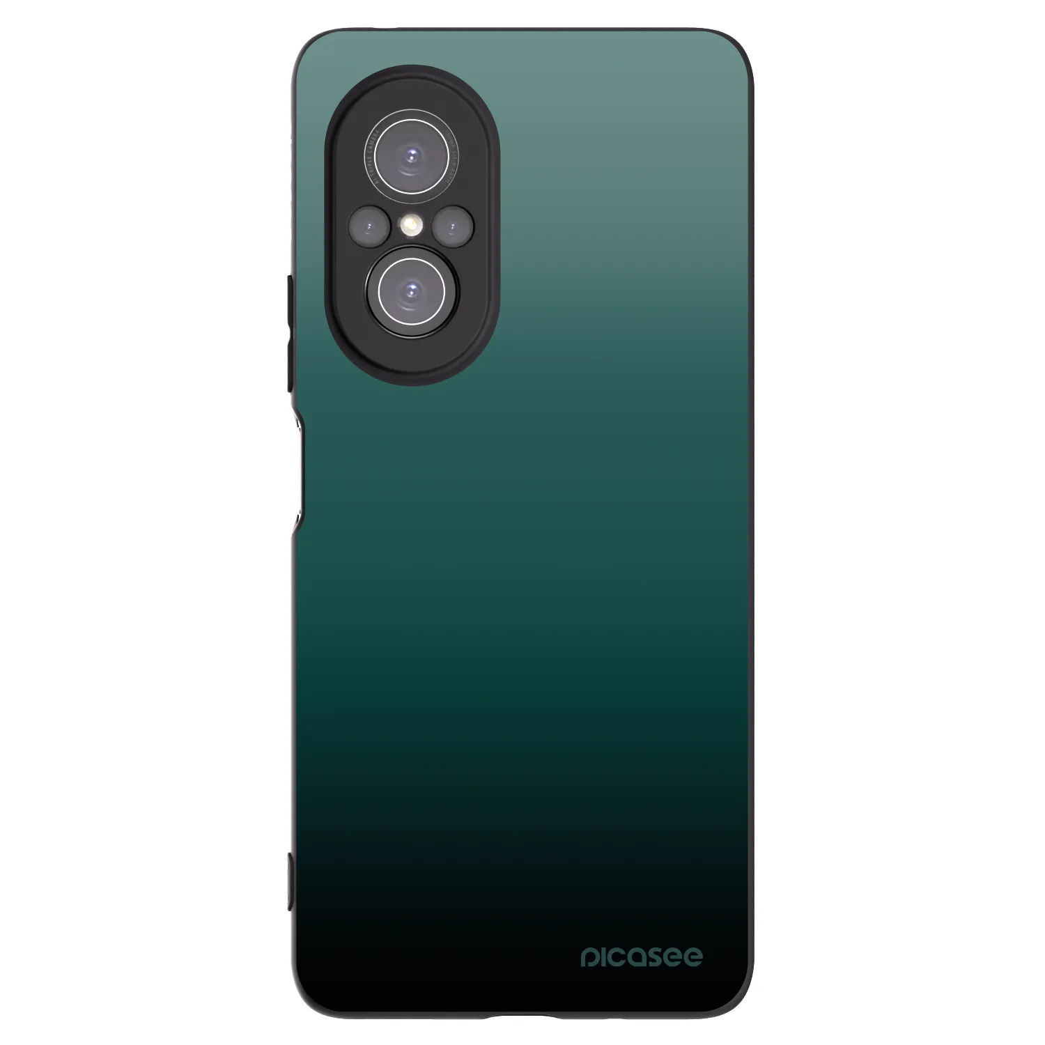 Picasee silikonowe czarne etui na Huawei Nova 9 SE - Verdant Fade
