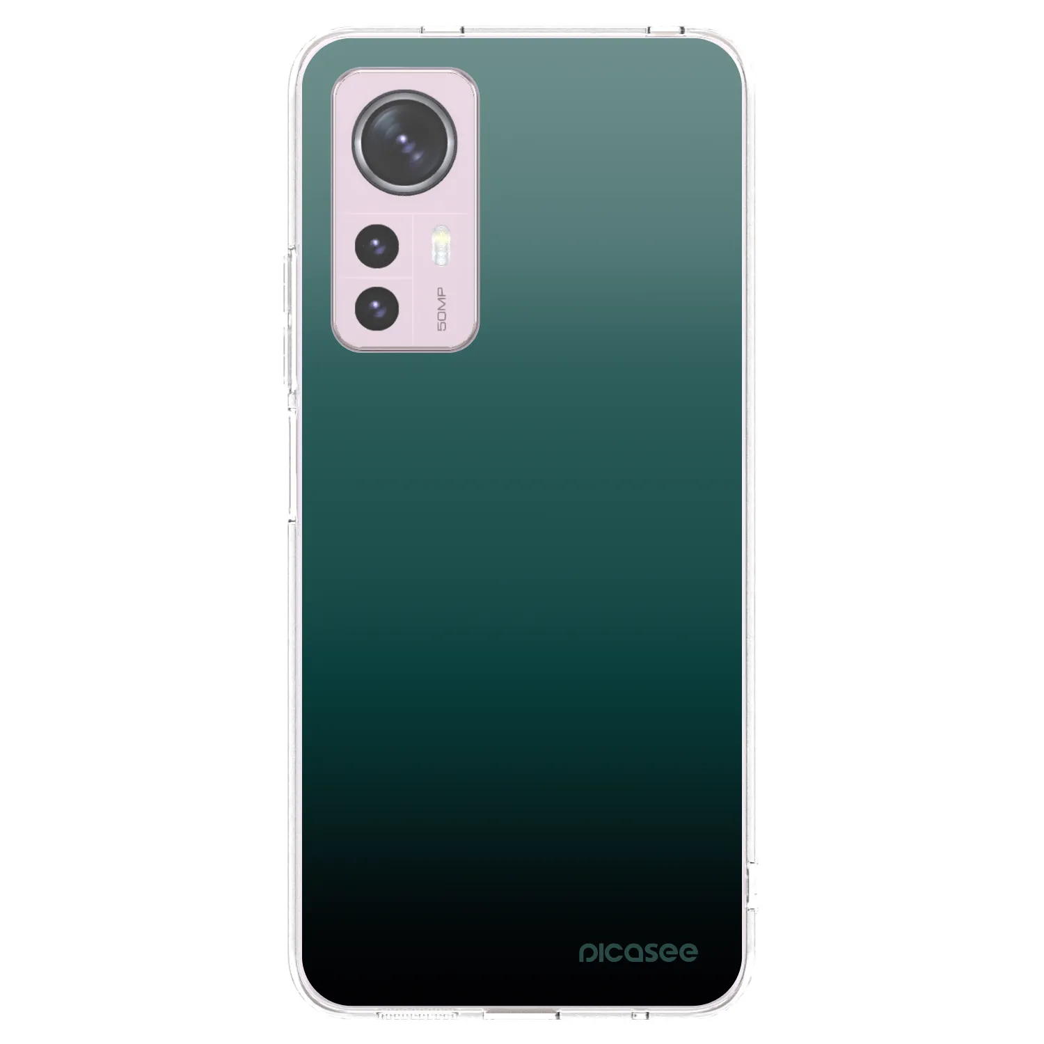Picasee silikonowe przeźroczyste etui na Xiaomi 12 - Verdant Fade