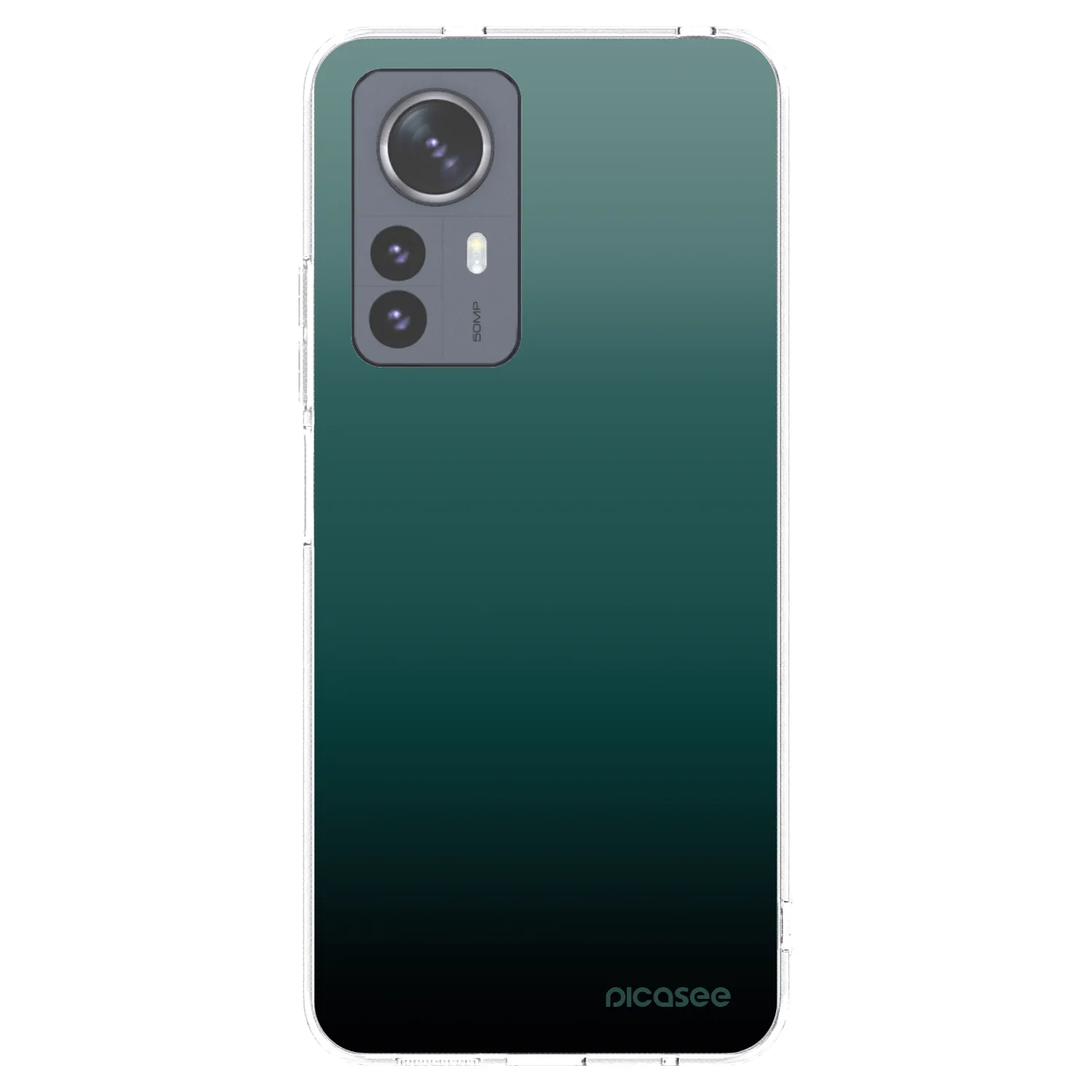 Picasee silikonowe przeźroczyste etui na Xiaomi 12 Pro - Verdant Fade