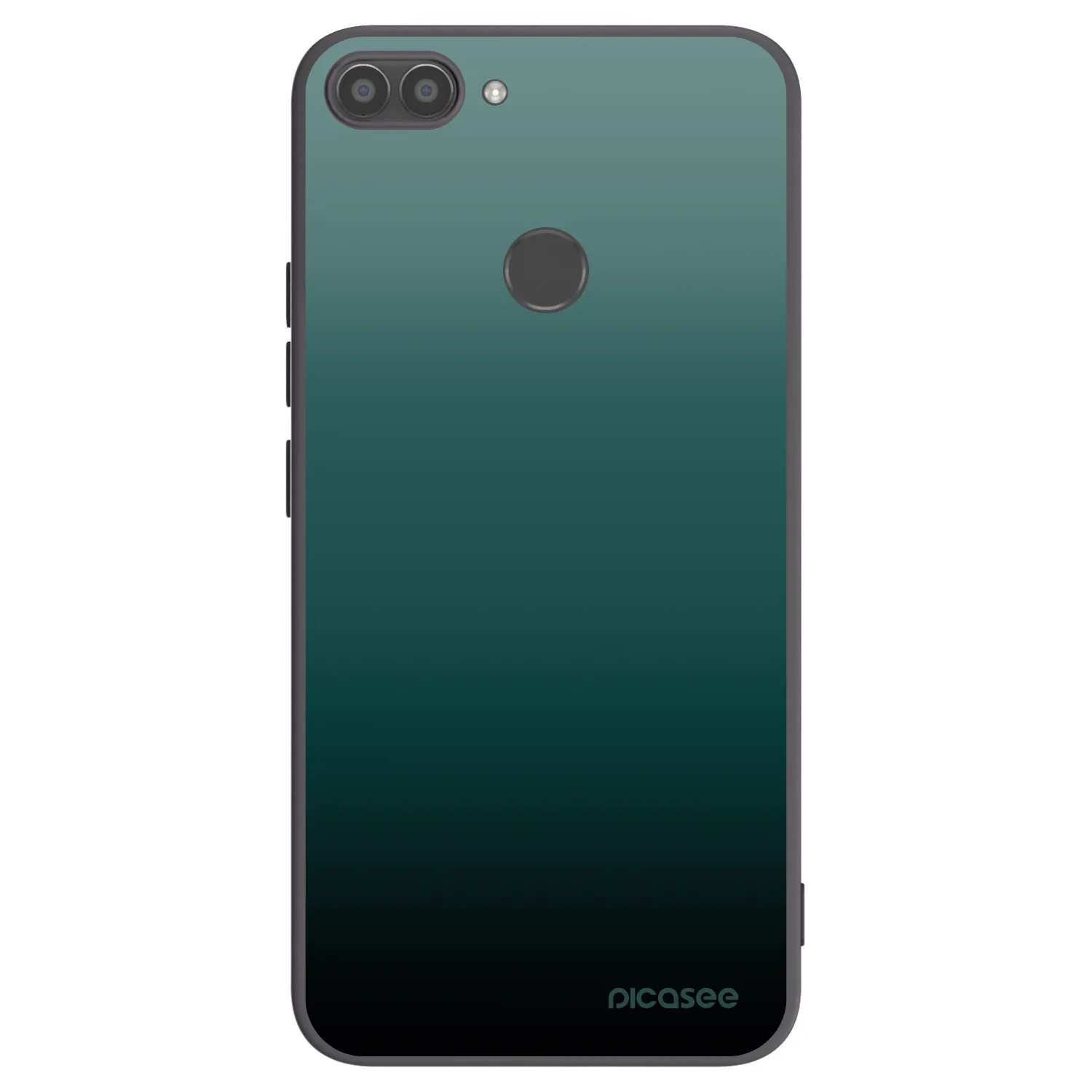 Picasee silikonowe czarne etui na Huawei P Smart - Verdant Fade