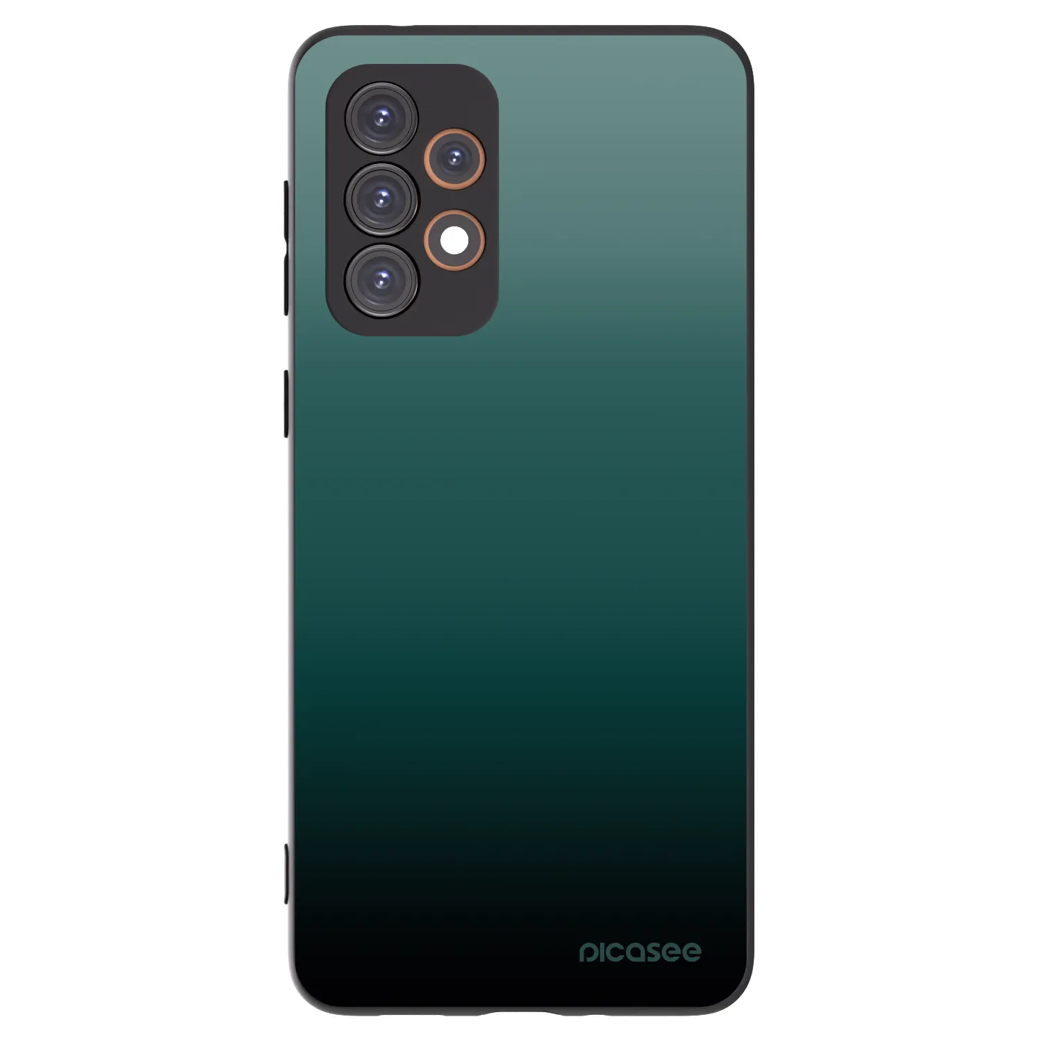 Picasee silikonowe czarne etui na Samsung Galaxy A33 5G A336 - Verdant Fade