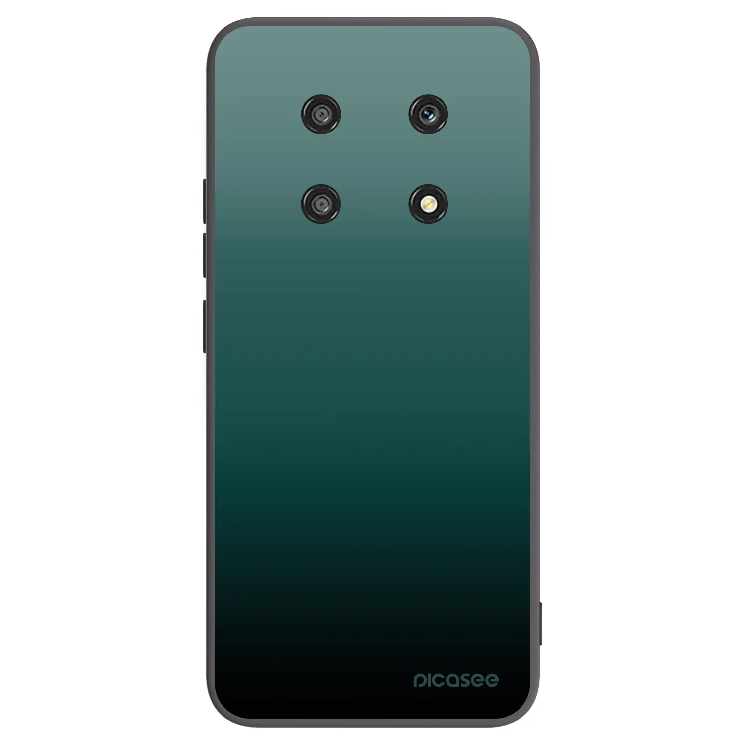 Picasee silikonowe czarne etui na Honor Magic4 Lite 5G - Verdant Fade