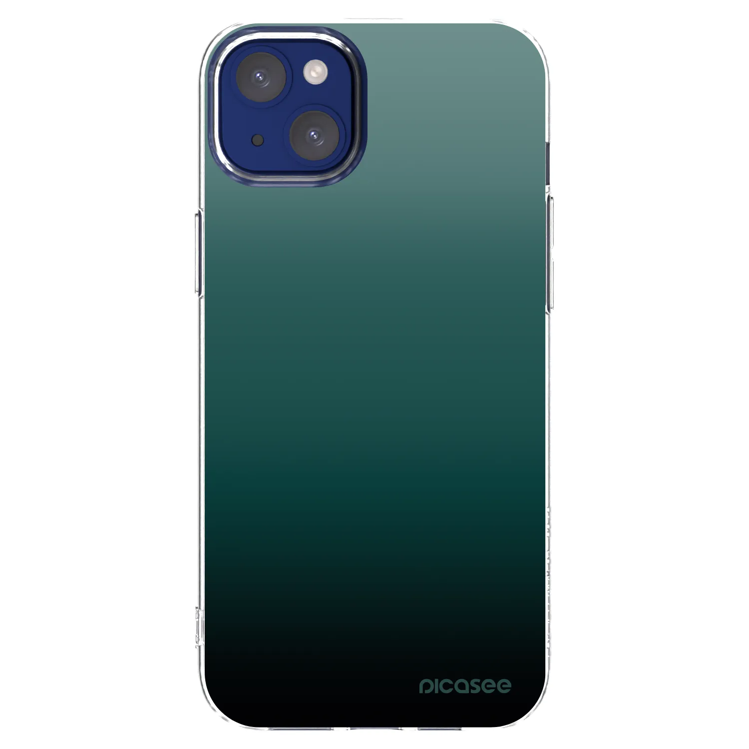 Picasee silikonowe przeźroczyste etui na Apple iPhone 14 Plus - Verdant Fade