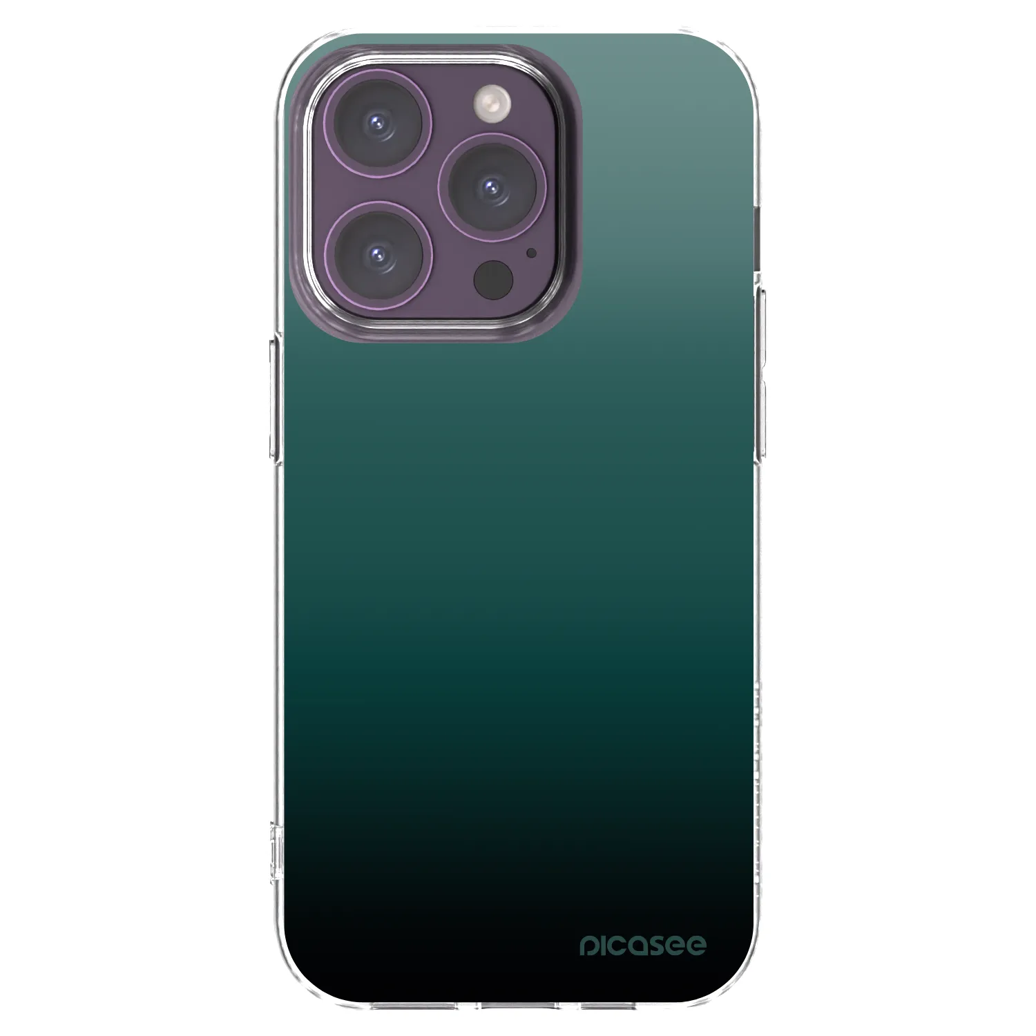 Picasee silikonowe przeźroczyste etui na Apple iPhone 14 Pro - Verdant Fade