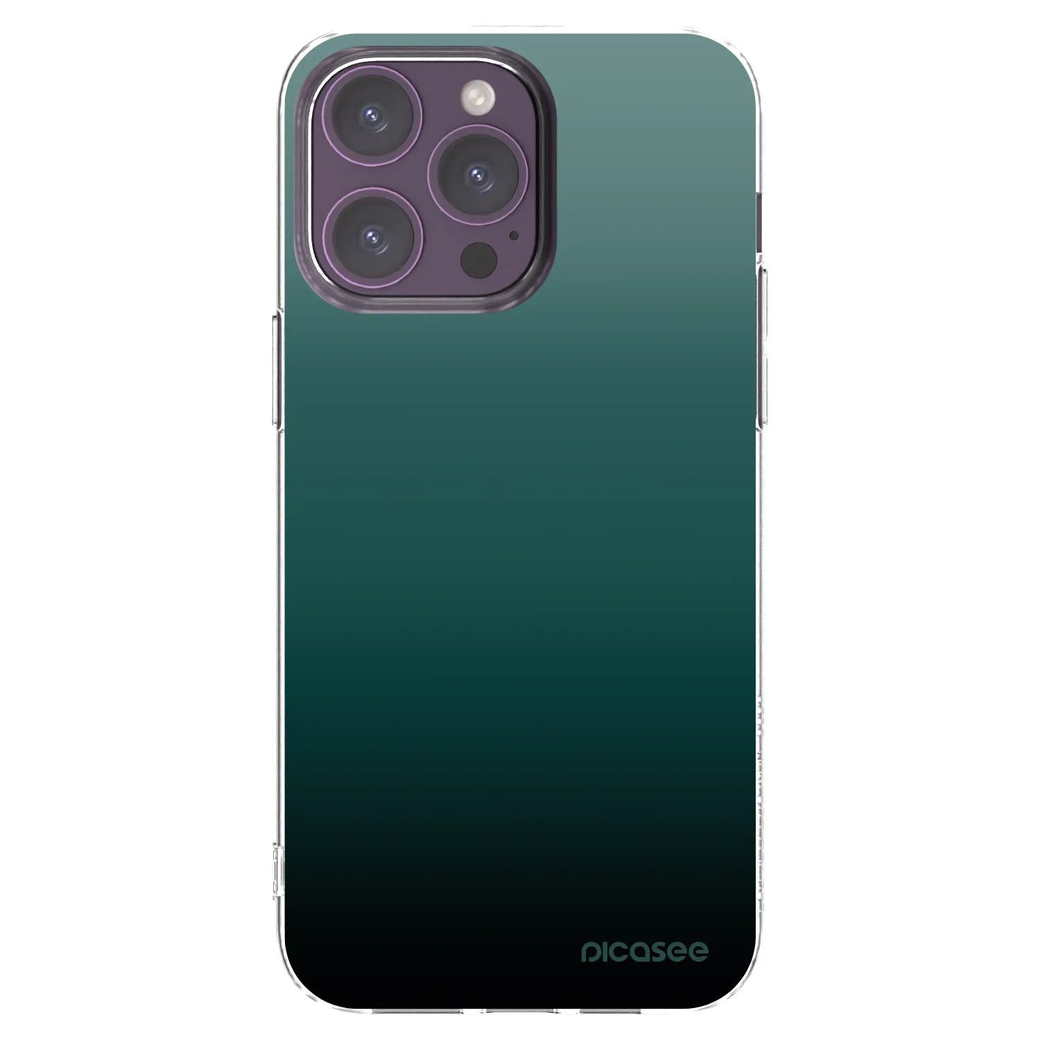 Picasee silikonowe przeźroczyste etui na Apple iPhone 14 Pro Max - Verdant Fade