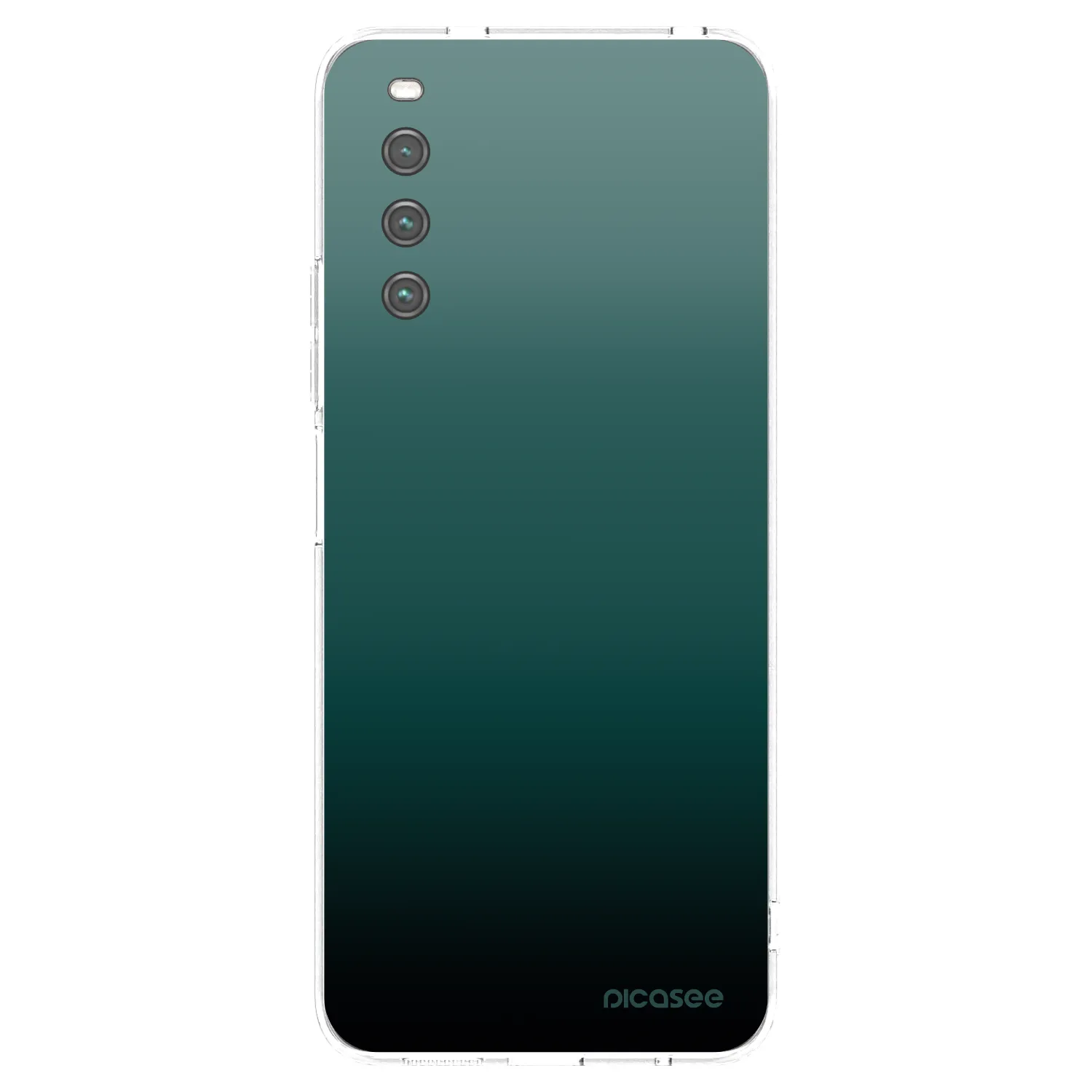 Picasee silikonowe przeźroczyste etui na Sony Xperia 10 IV 5G - Verdant Fade
